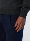 6 | Dark grey melange | crewneck-12gg-knitwear-699156