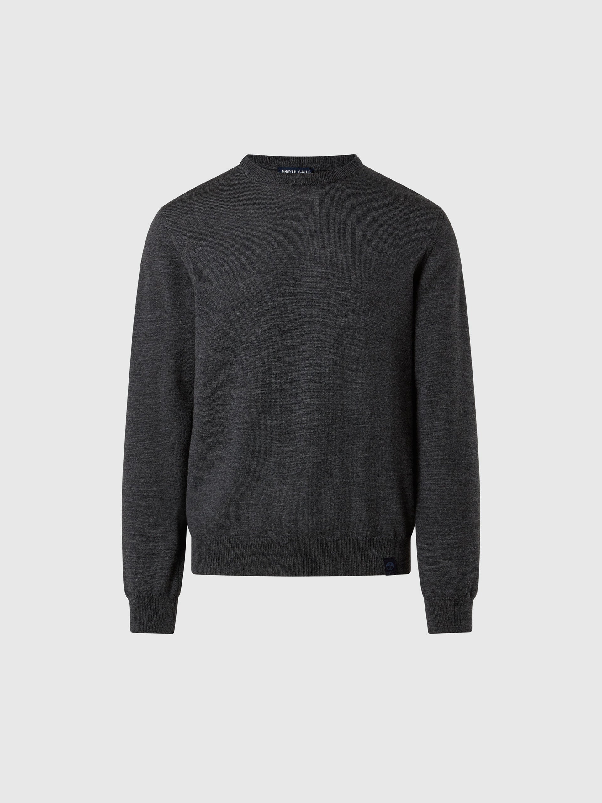 THE DAY LOW GAUGE MERINO CREWNECK KNIT THE DAY LOW GAUGE MERINO