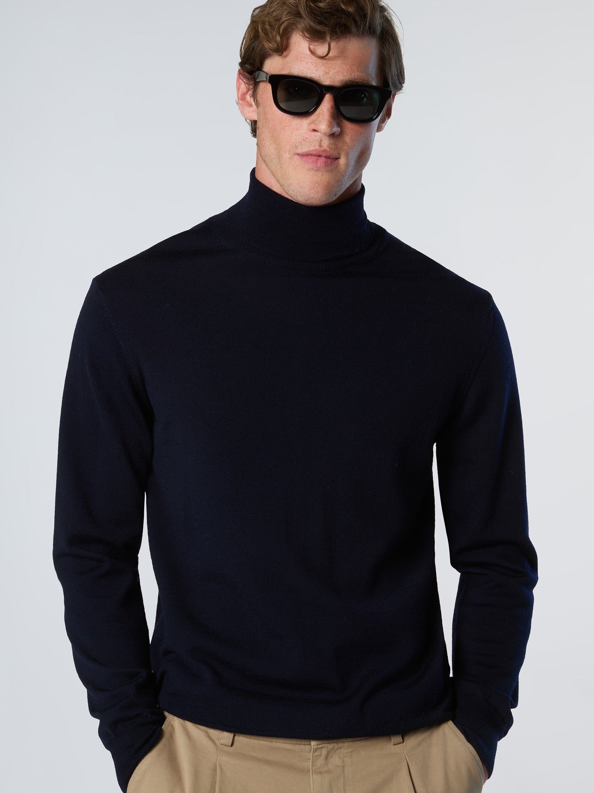 2 | Navy blue | turtle-neck-12gg-knitwear-699157
