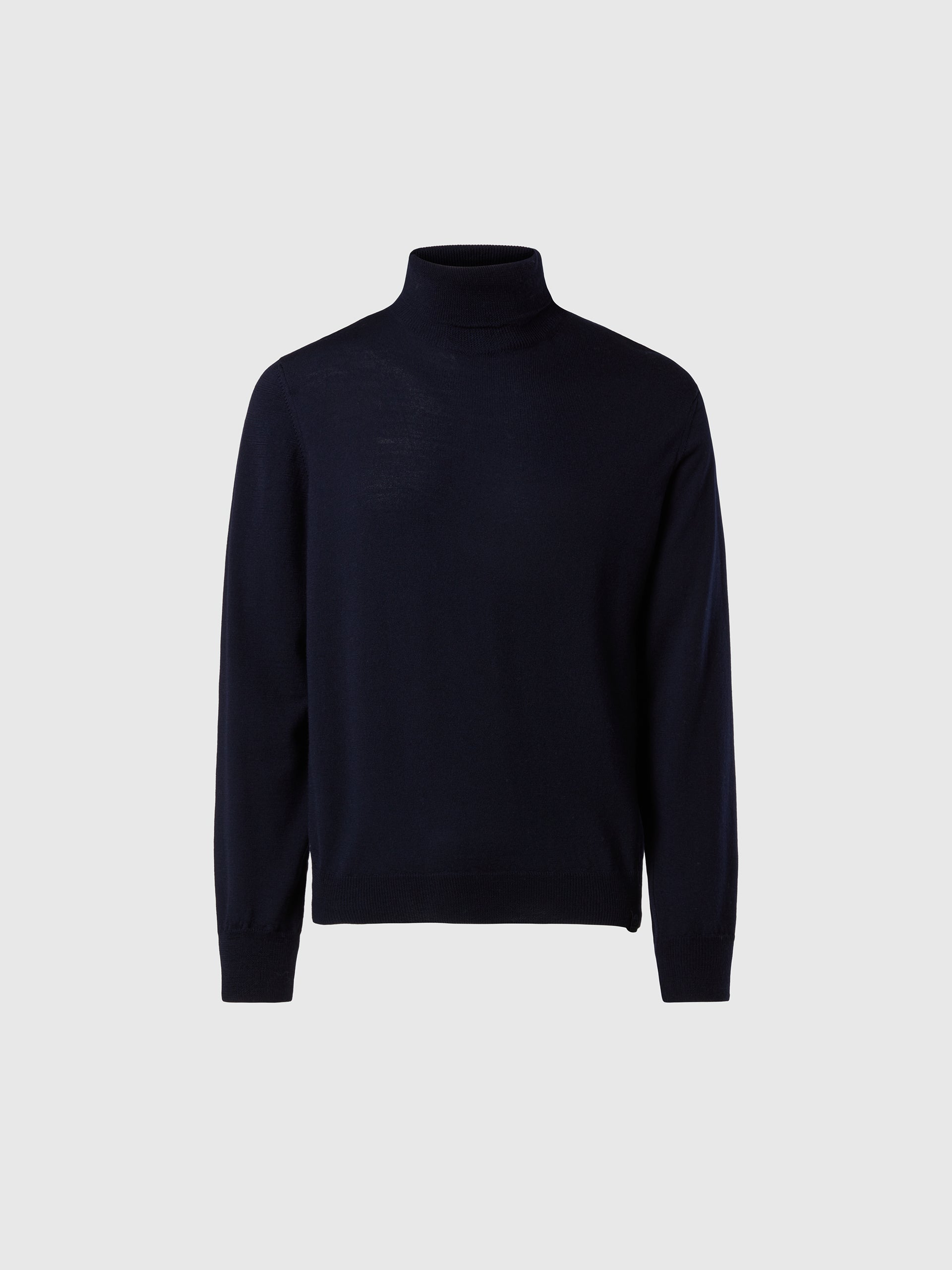 hover | Navy blue | turtle-neck-12gg-knitwear-699157