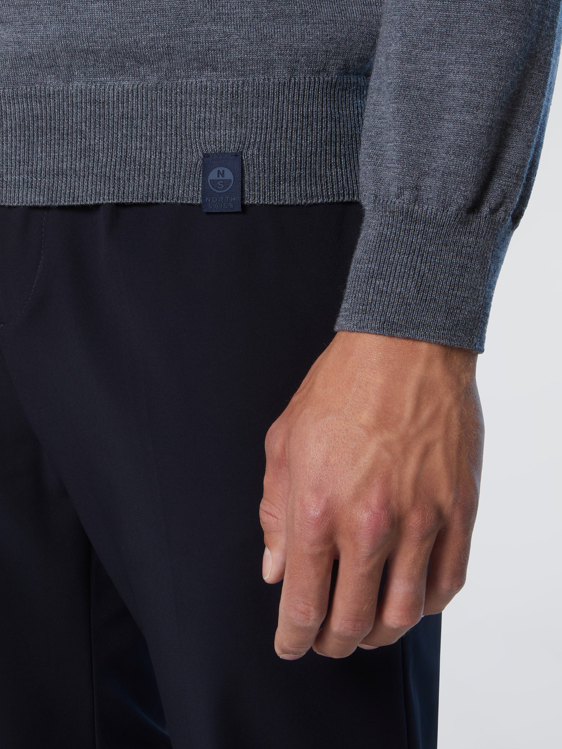 6 | Medium grey melange | turtle-neck-12gg-knitwear-699157