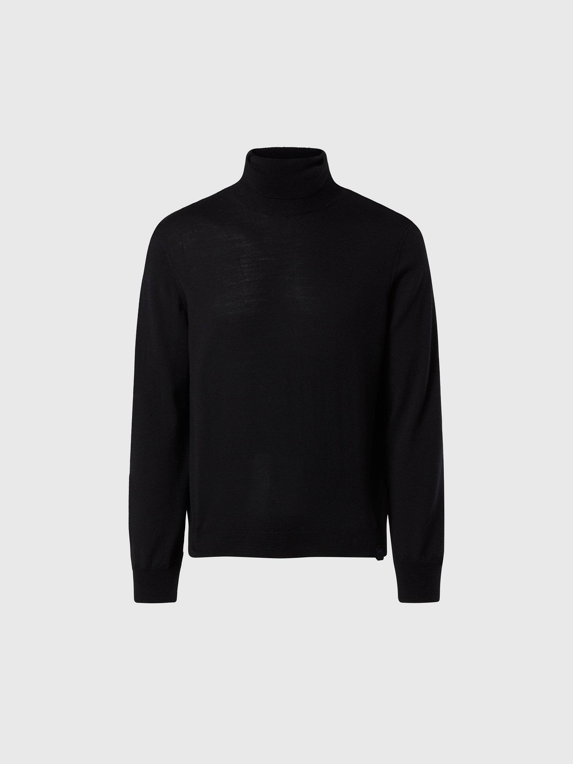 hover | Black | turtle-neck-12gg-knitwear-699157