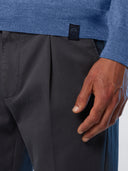 6 | China blue melange | polo-neck-ls-12gg-knitwear-699158