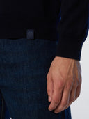 6 | Navy blue | polo-neck-ls-12gg-knitwear-699158