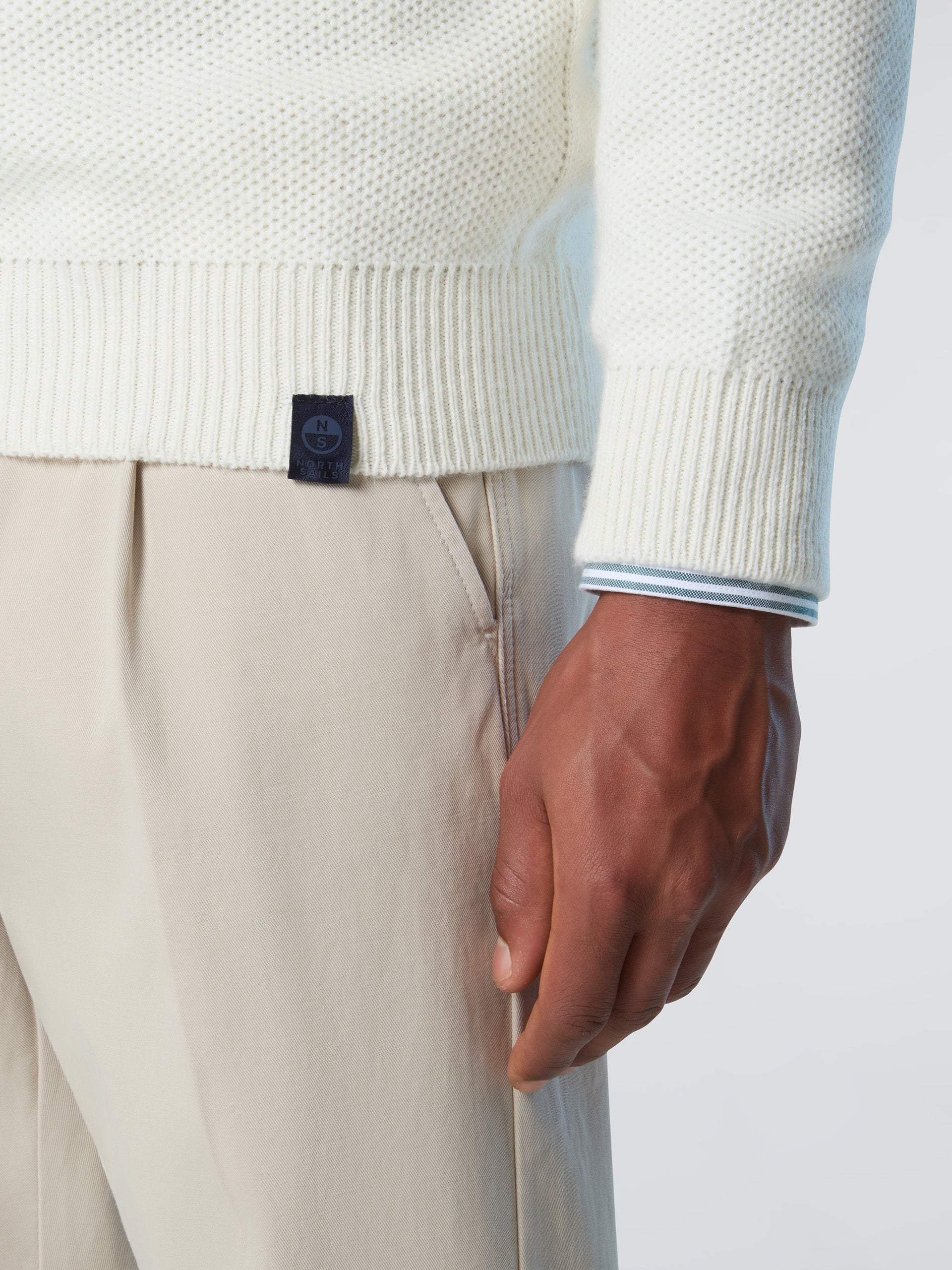 6 | Marshmallow | crewneck-7gg-knitwear-699159