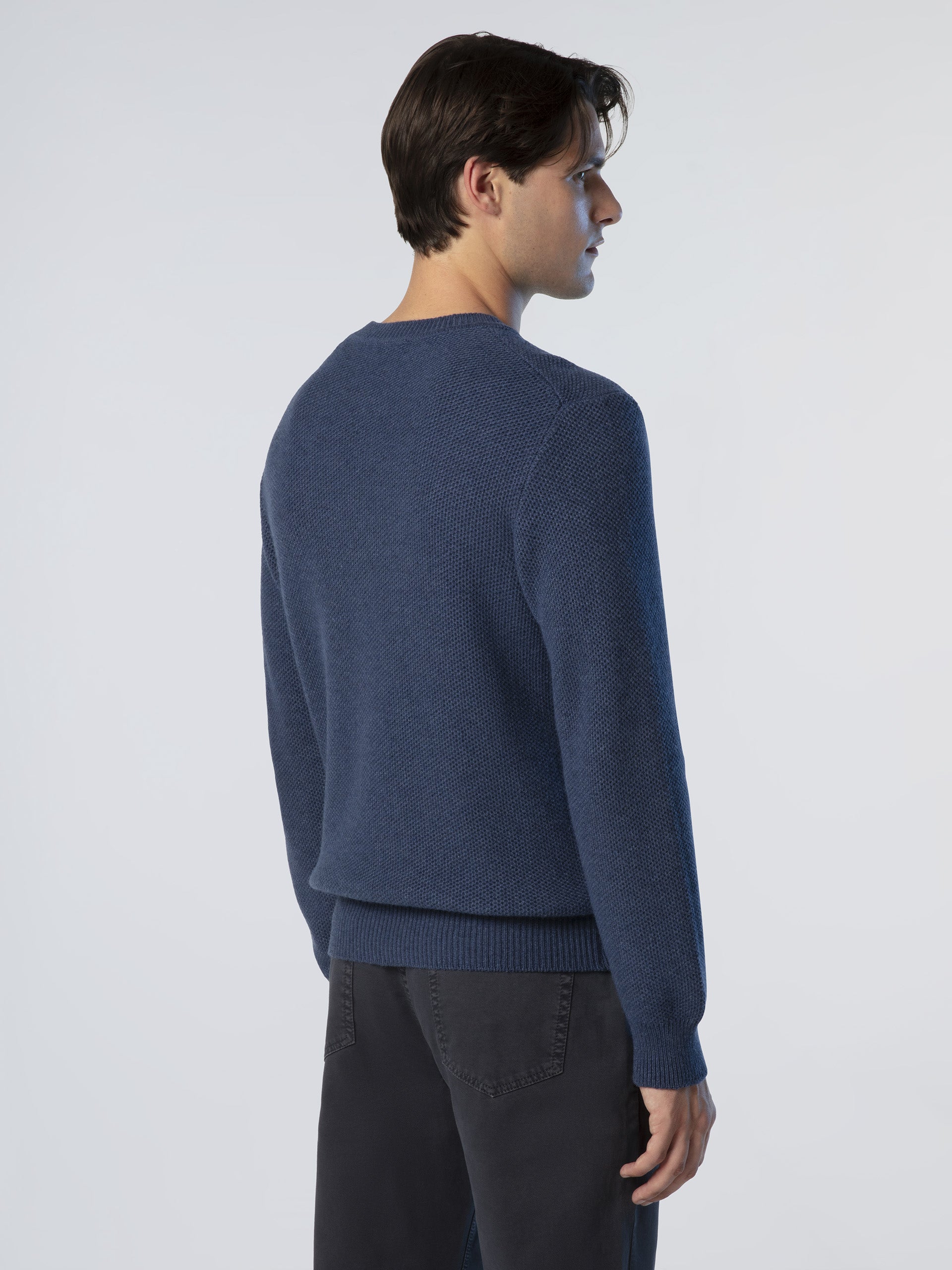 4 | China blue melange | crewneck-7gg-knitwear-699159