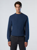 1 | China blue melange | crewneck-7gg-knitwear-699159