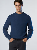 2 | China blue melange | crewneck-7gg-knitwear-699159