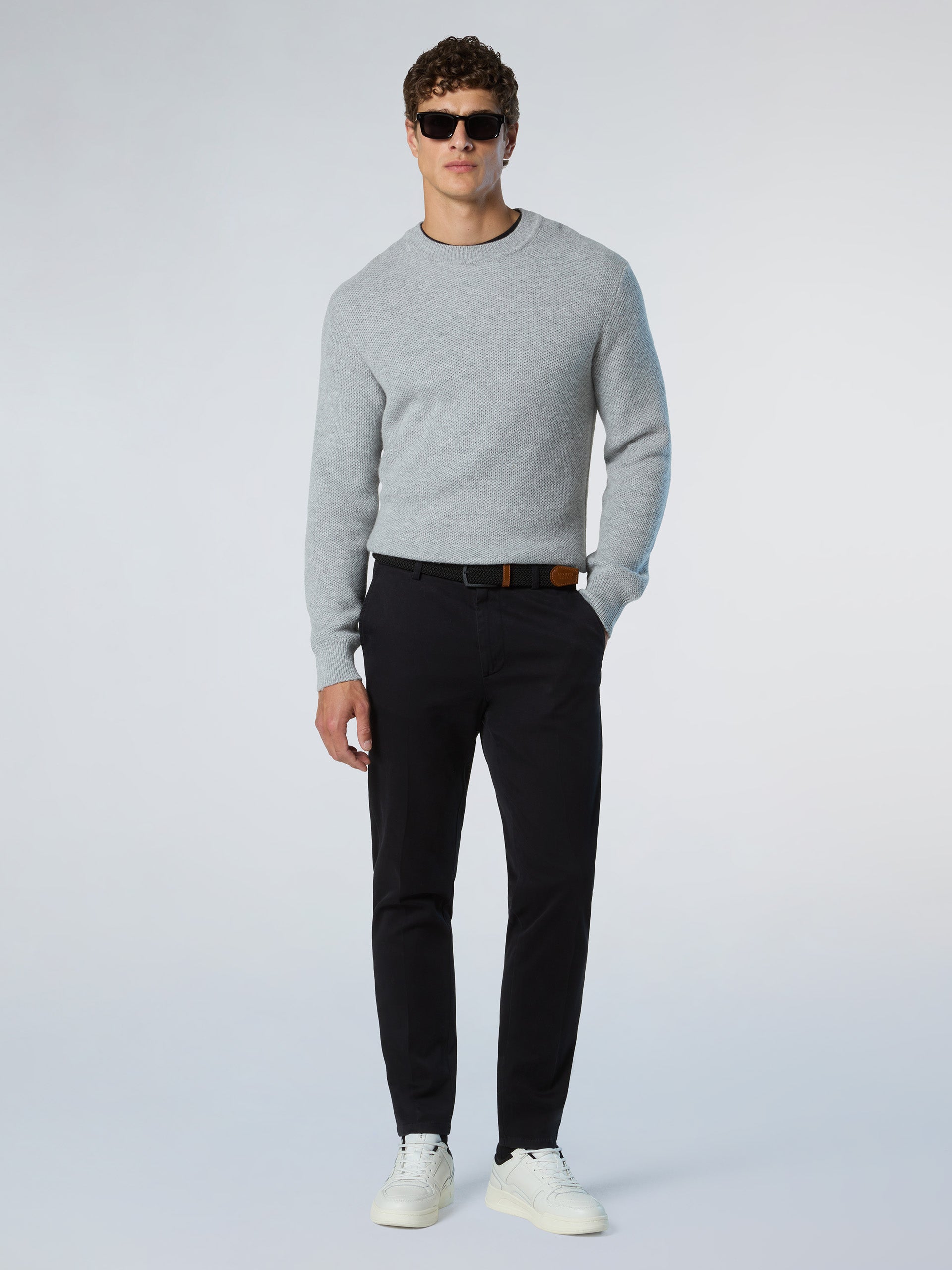 5 | Grey melange | crewneck-7gg-knitwear-699159