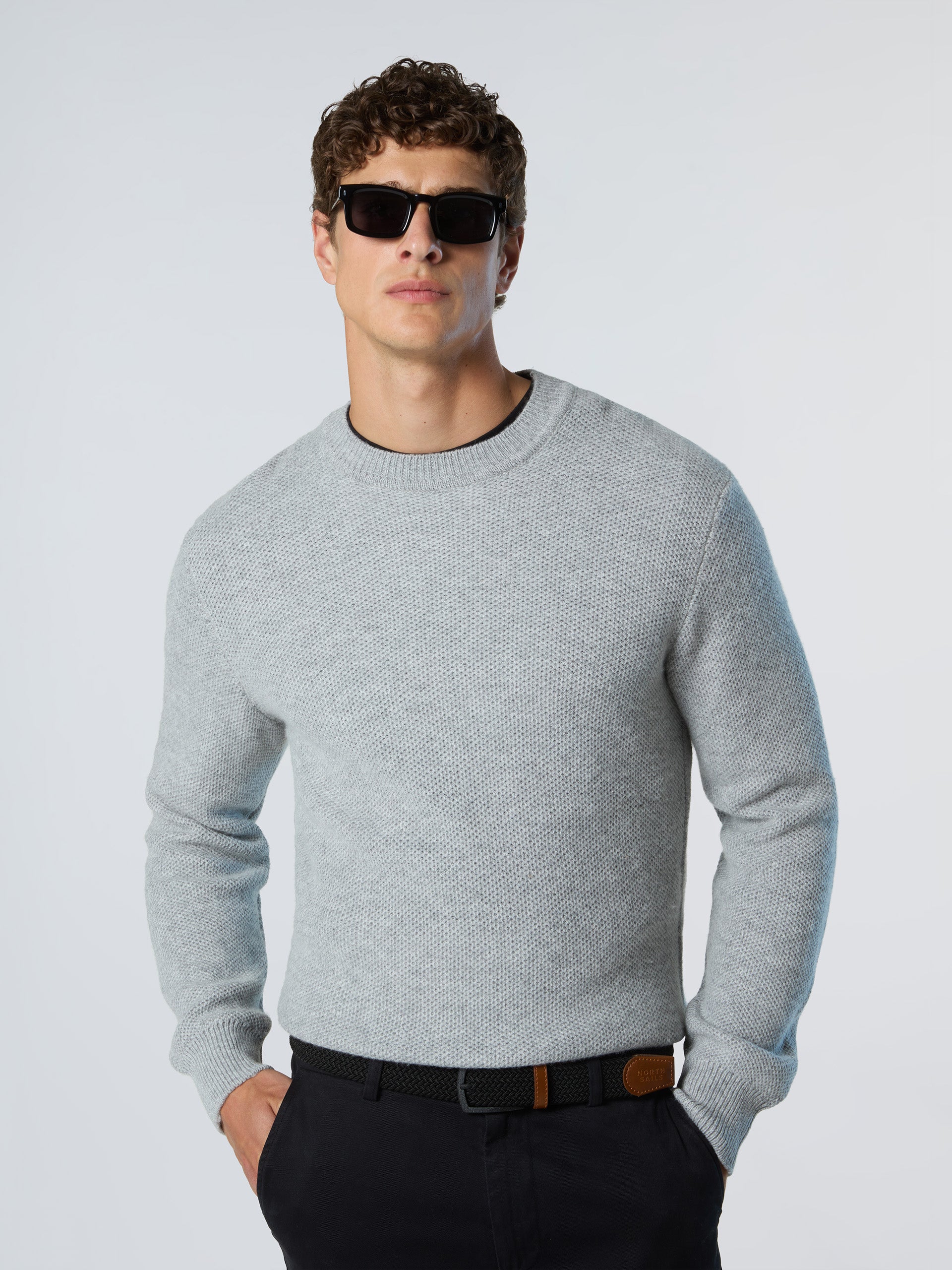 2 | Grey melange | crewneck-7gg-knitwear-699159