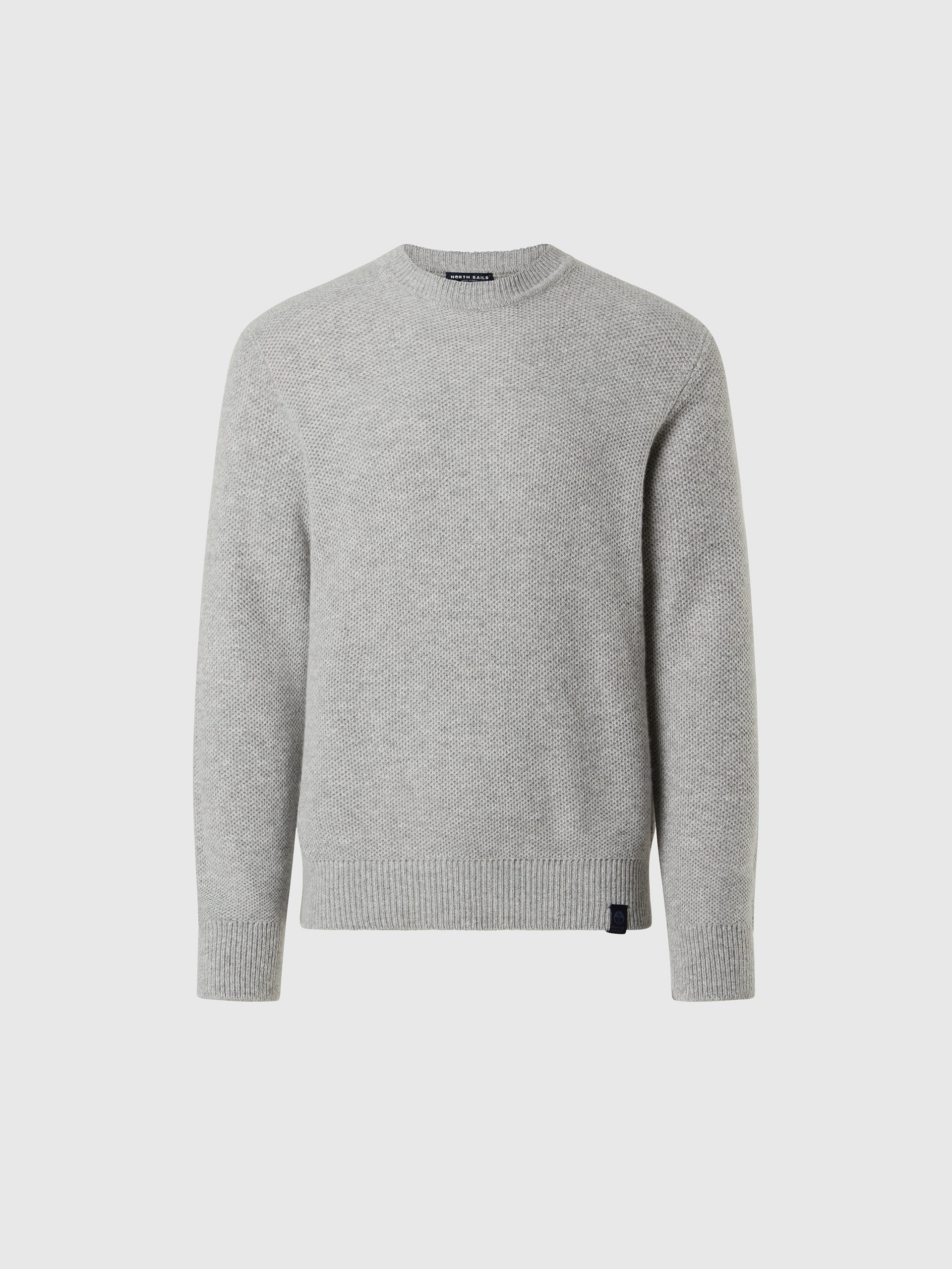 hover | Grey melange | crewneck-7gg-knitwear-699159