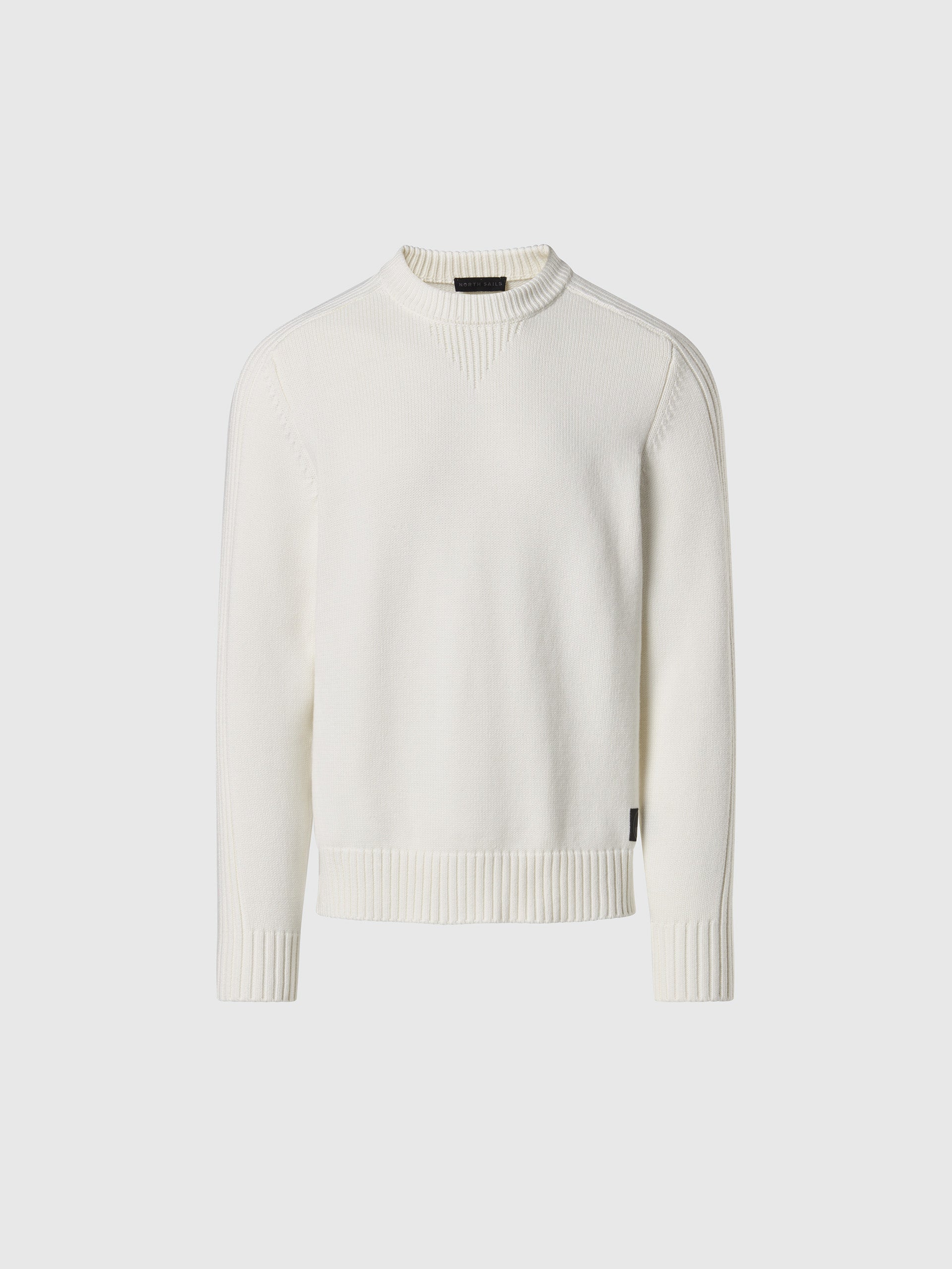 Crew-neck sweater with ribbing | North Sails