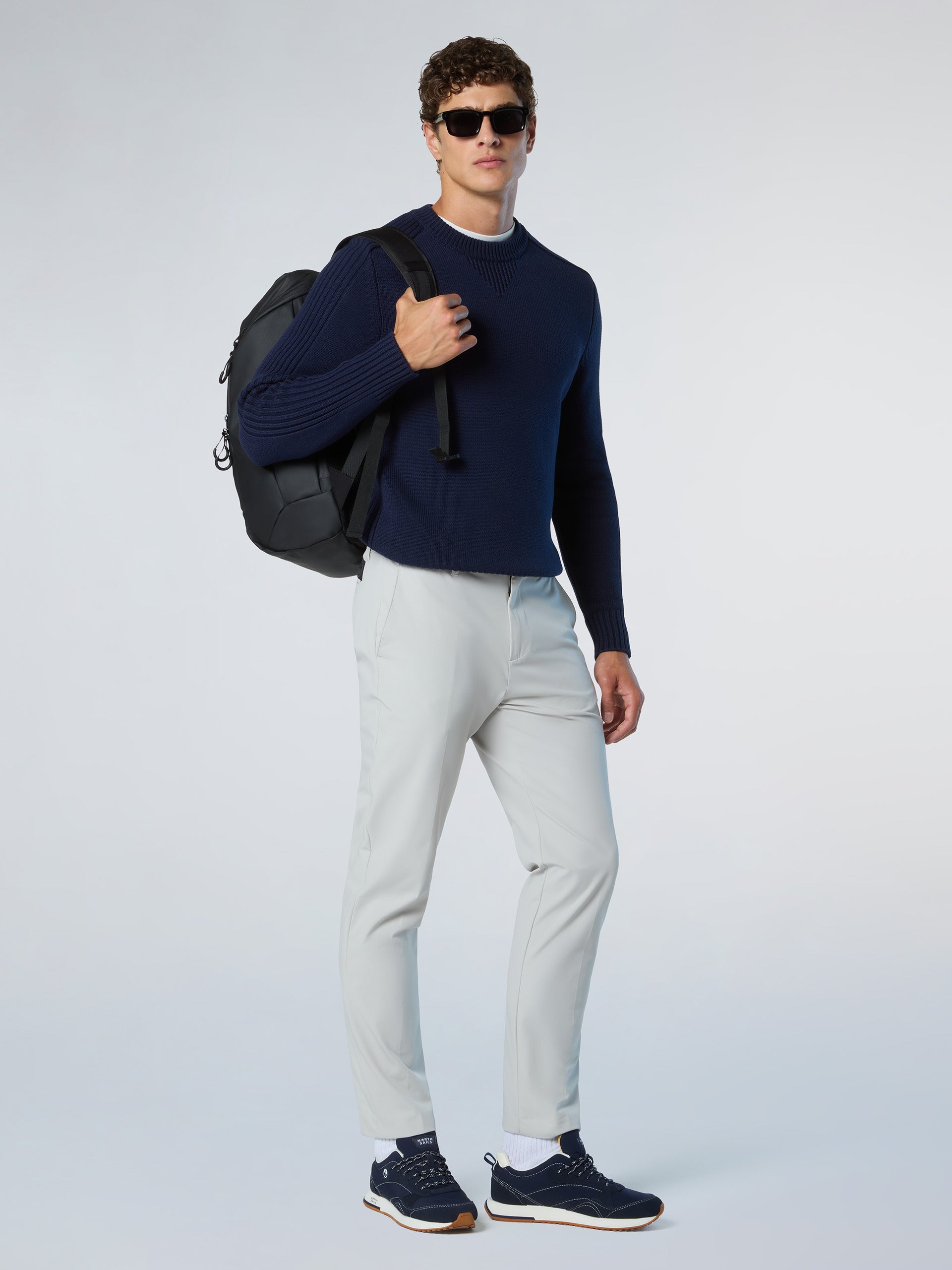 5 | Navy blue | crewneck-3gg-knitwear-699161