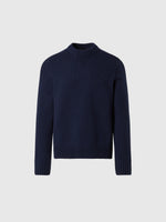 hover | Navy blue | crewneck-3gg-knitwear-699161