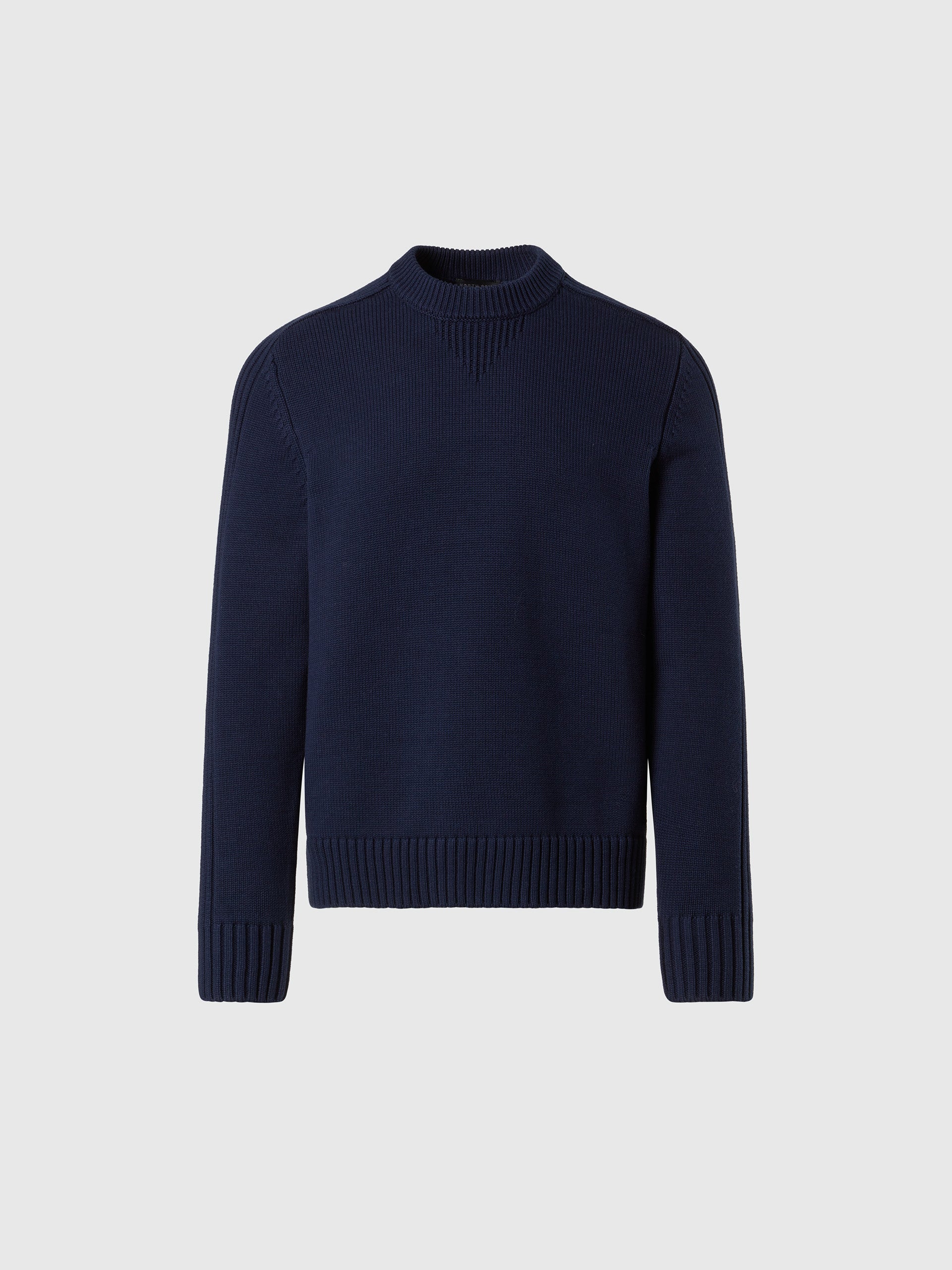 hover | Navy blue | crewneck-3gg-knitwear-699161