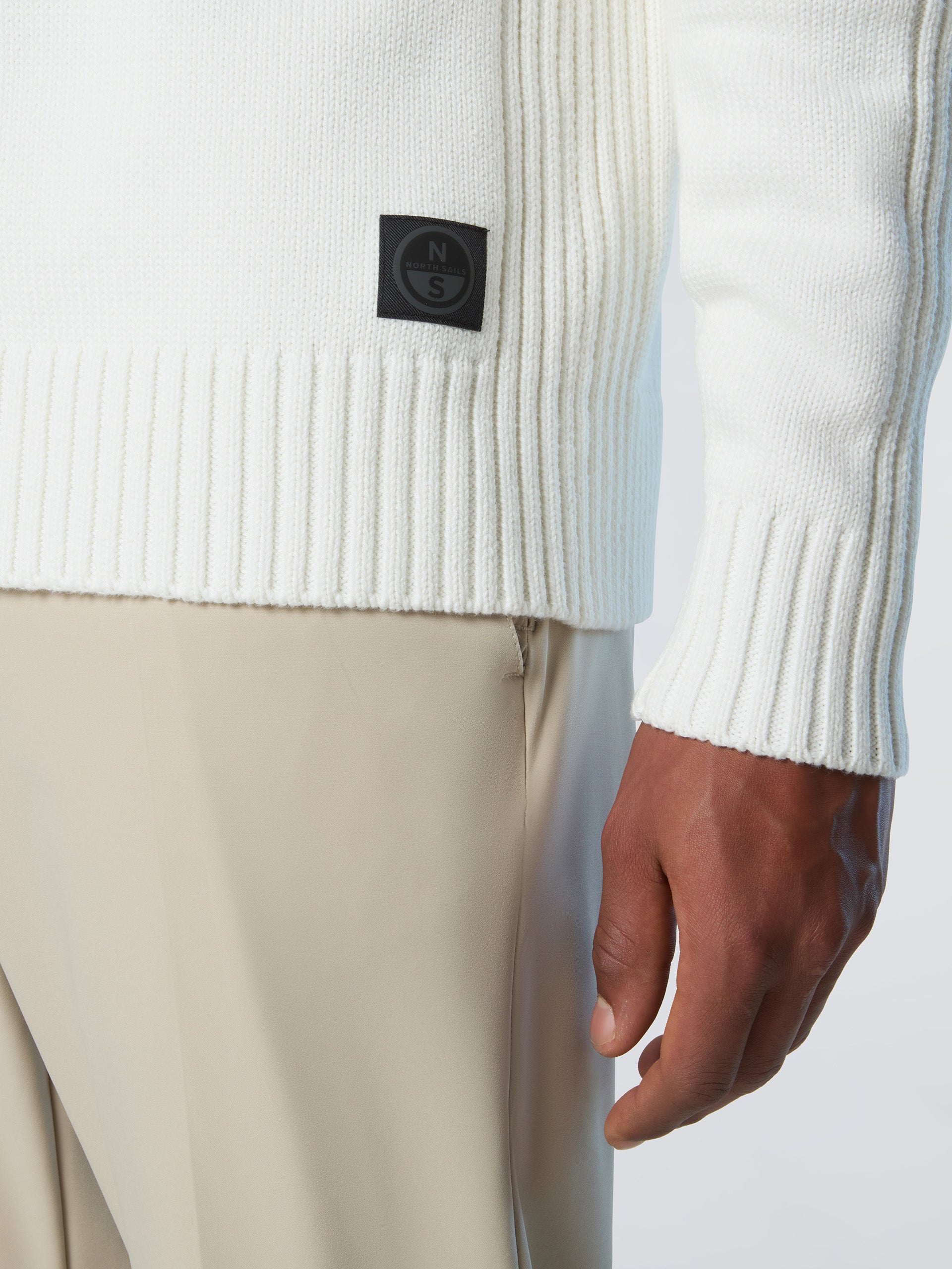 Turtle-neck sweater with ribbing | North Sails