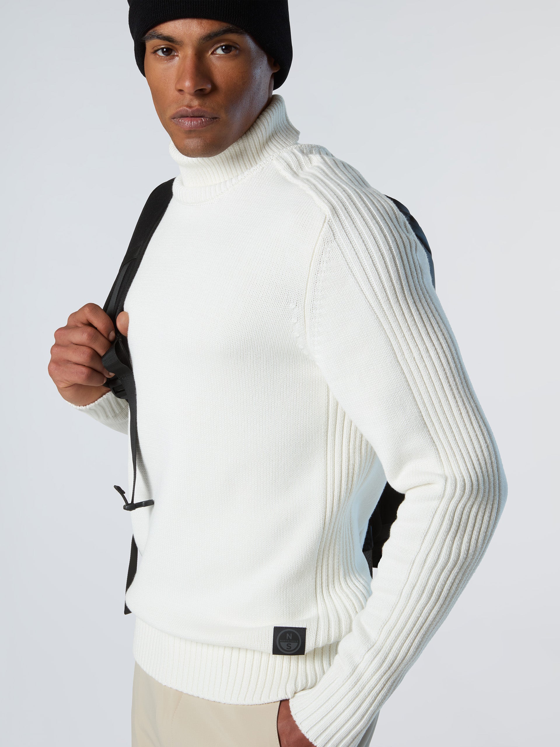Turtle-neck sweater with ribbing | North Sails