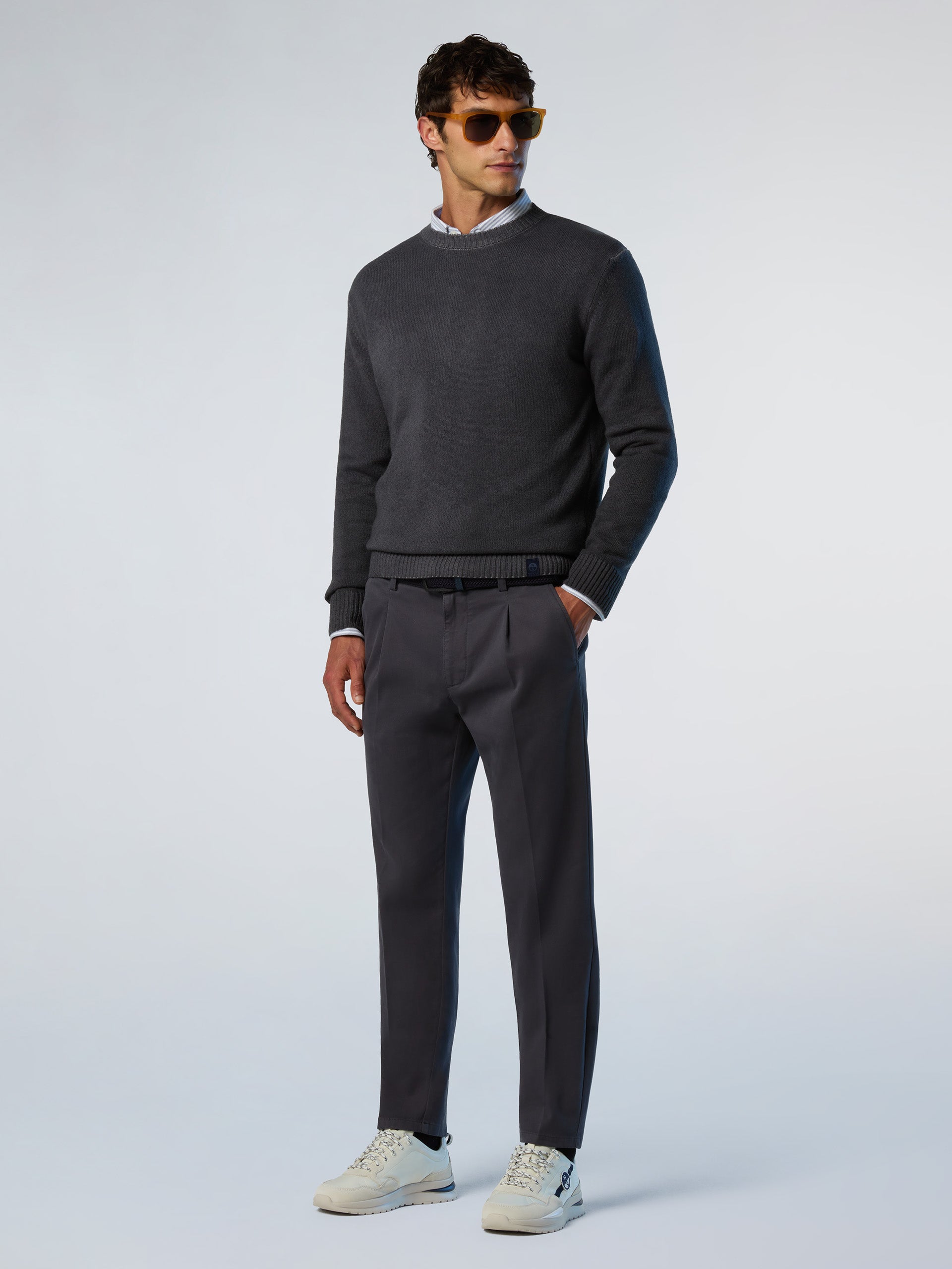 5 | Asphalt | crewneck-5gg-knitwear-699167