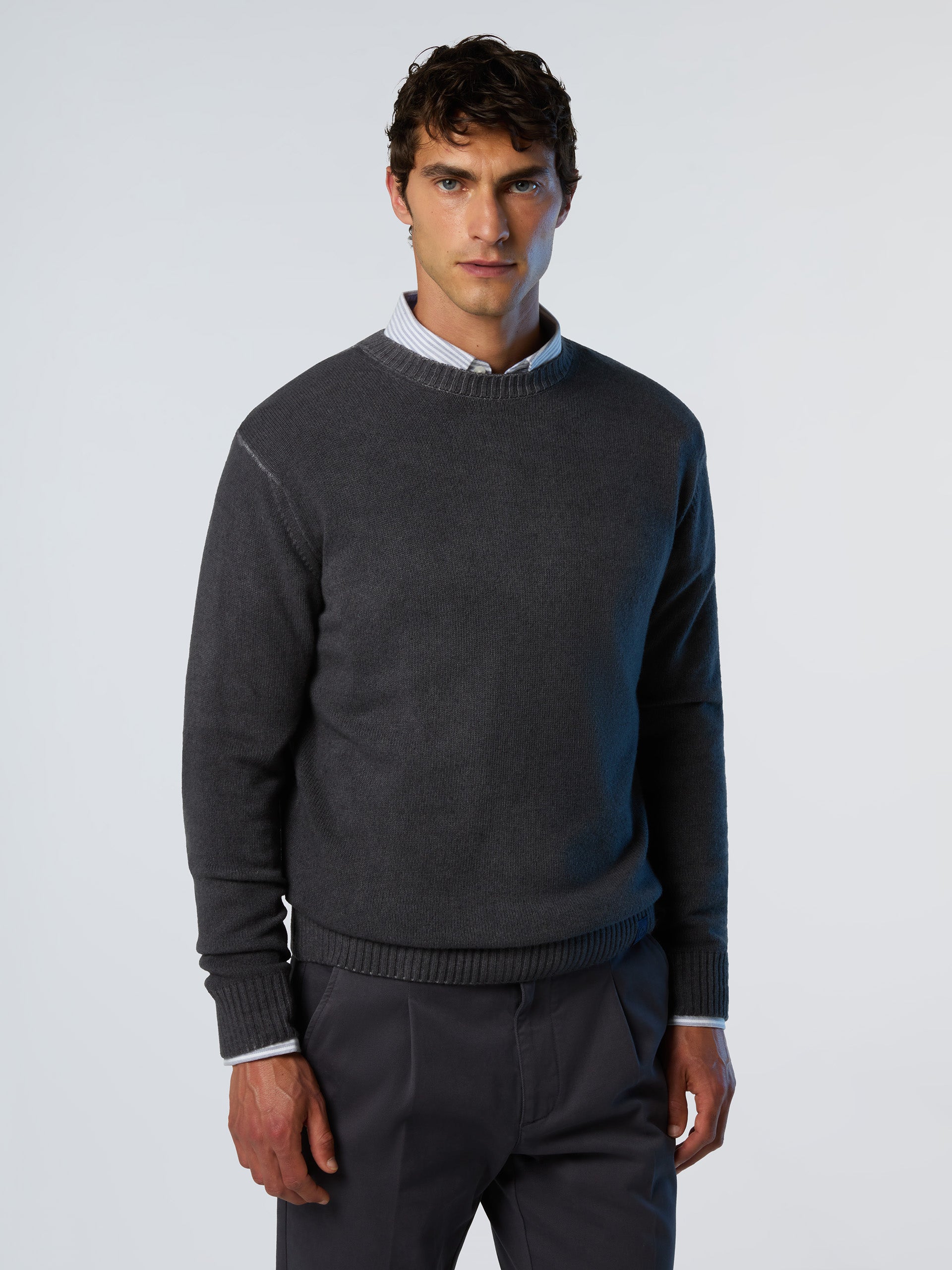 1 | Asphalt | crewneck-5gg-knitwear-699167