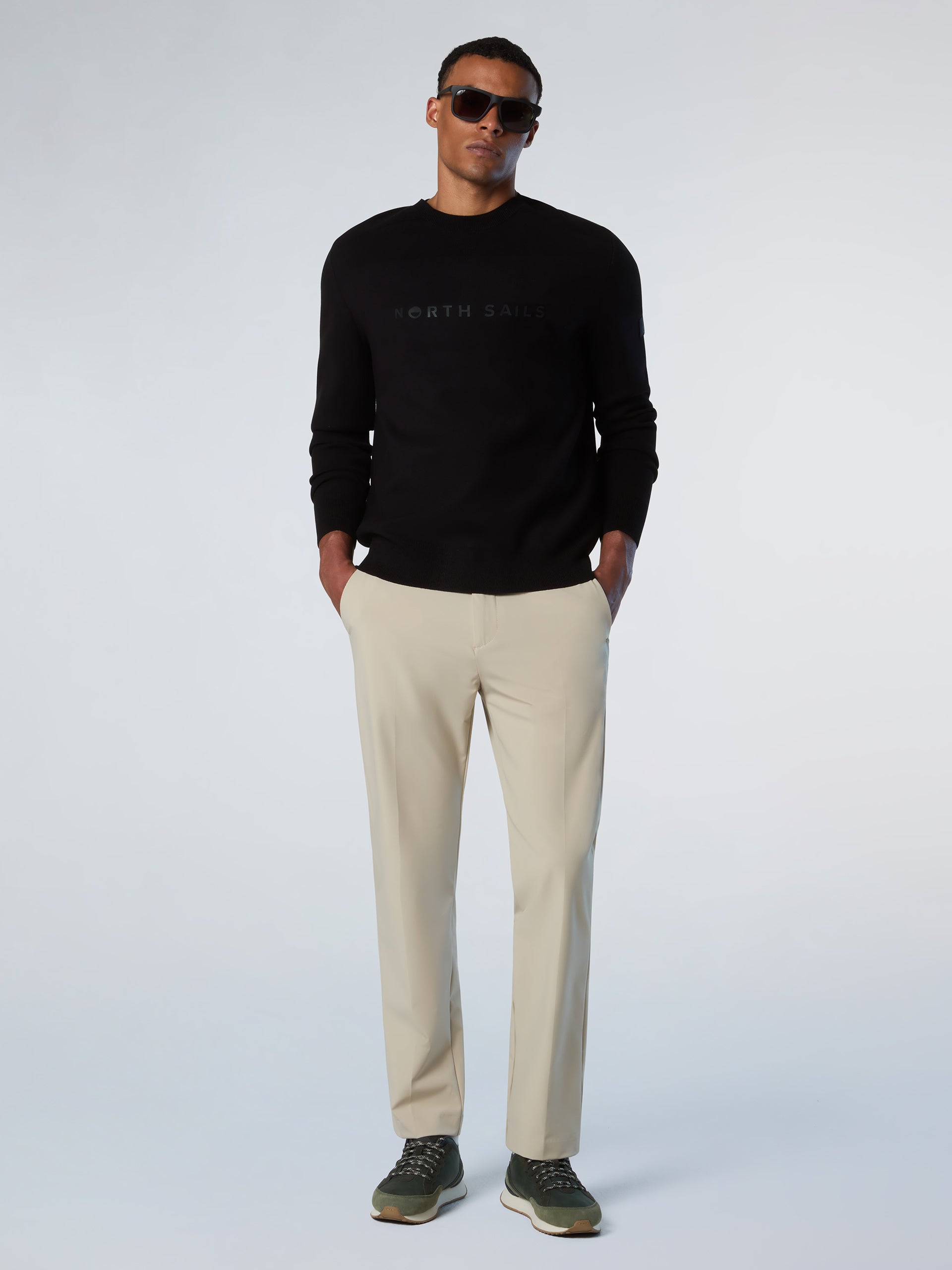 5 | Black | crewneck-12gg-knitwear-699168