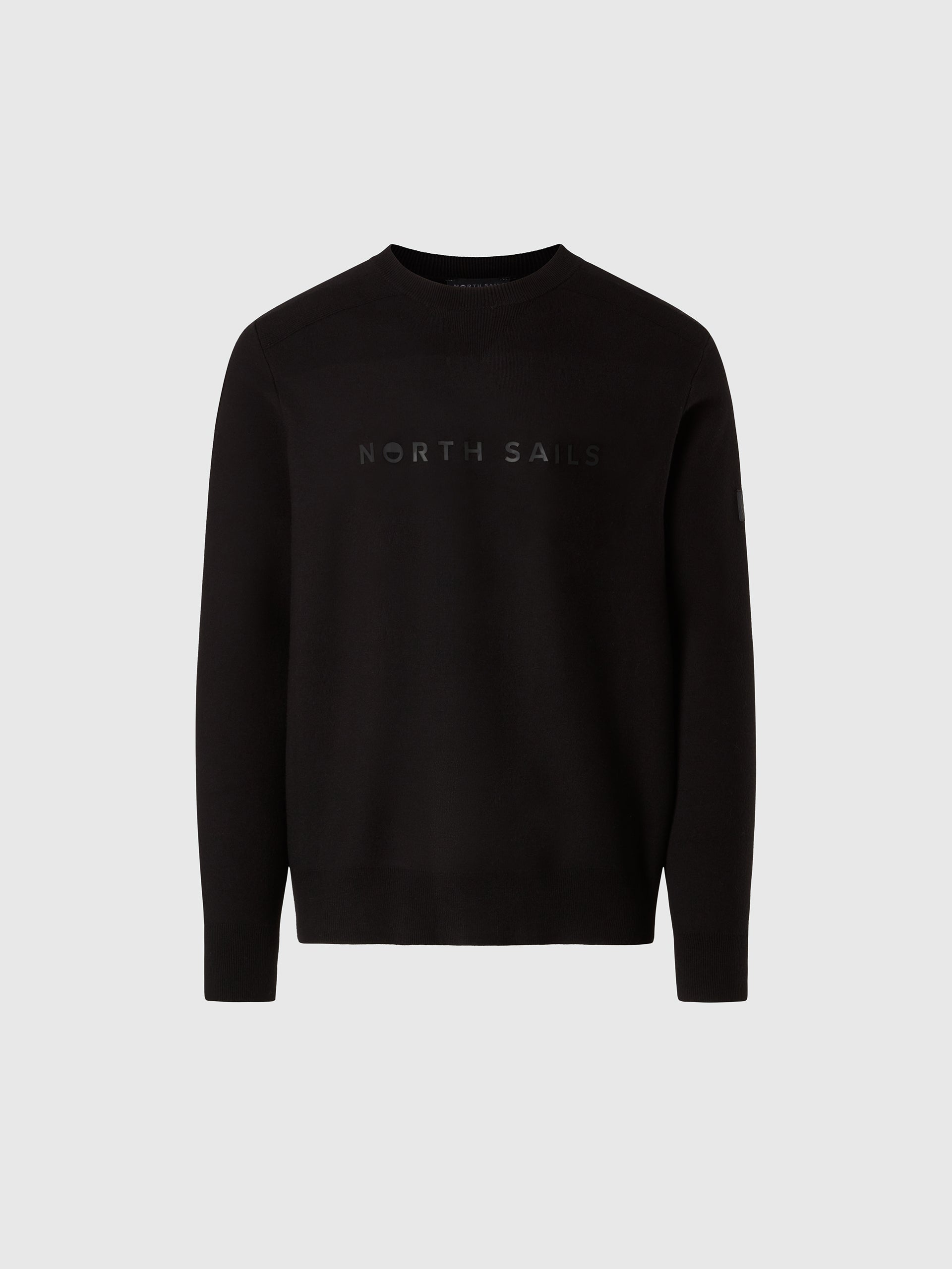 hover | Black | crewneck-12gg-knitwear-699168