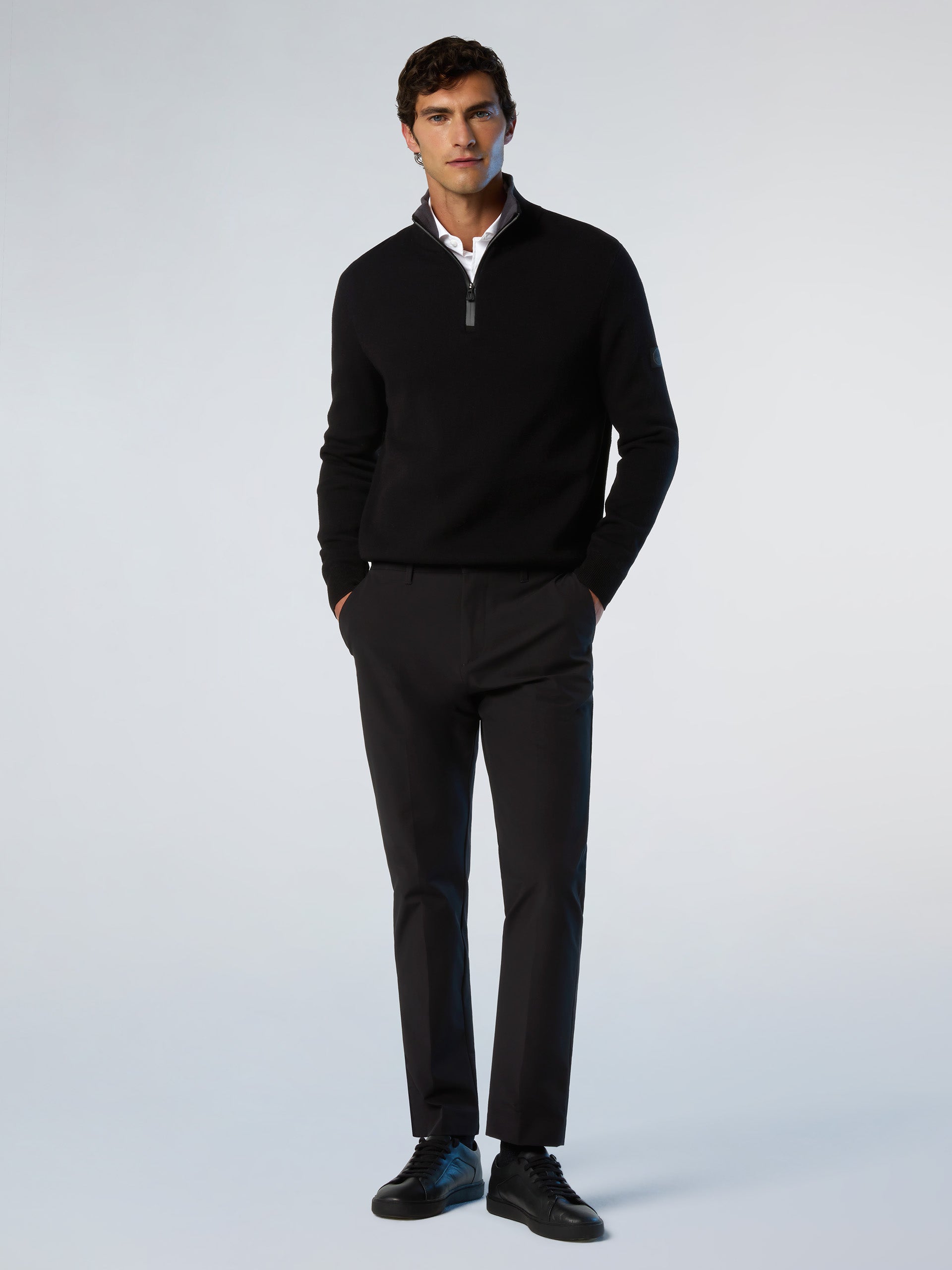 5 | Black | half-zip-12gg-knitwear-699169
