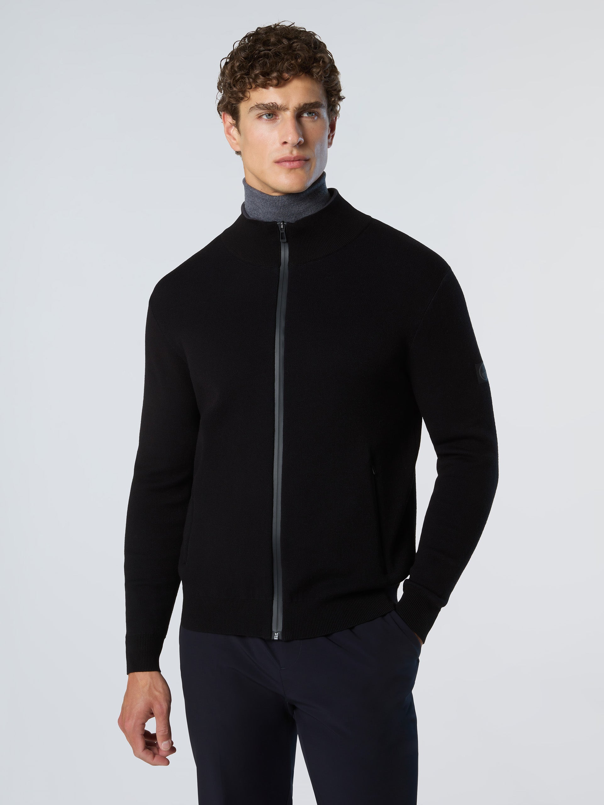 1 | Black | full-zip-12gg-knitwear-699170