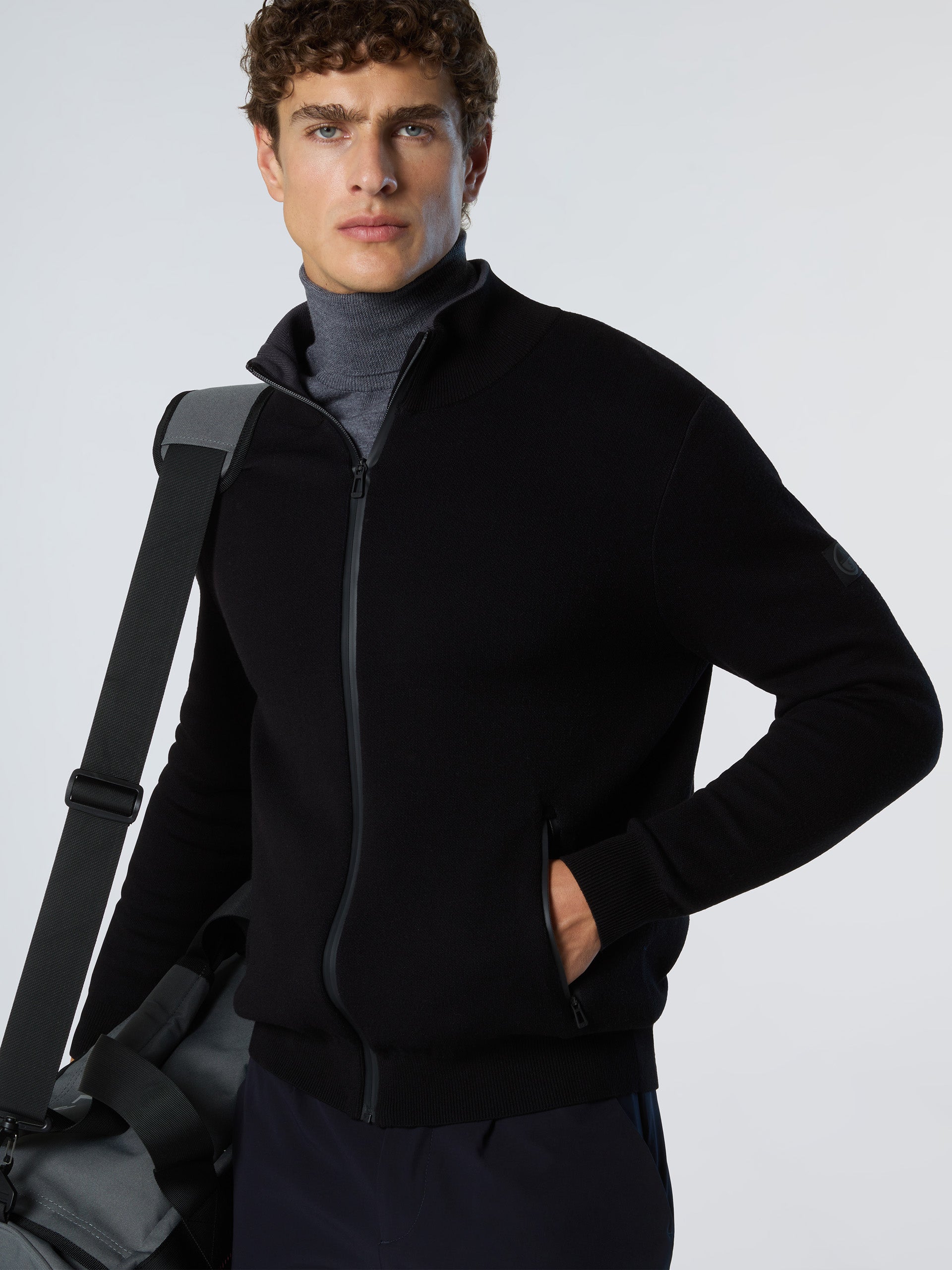 2 | Black | full-zip-12gg-knitwear-699170