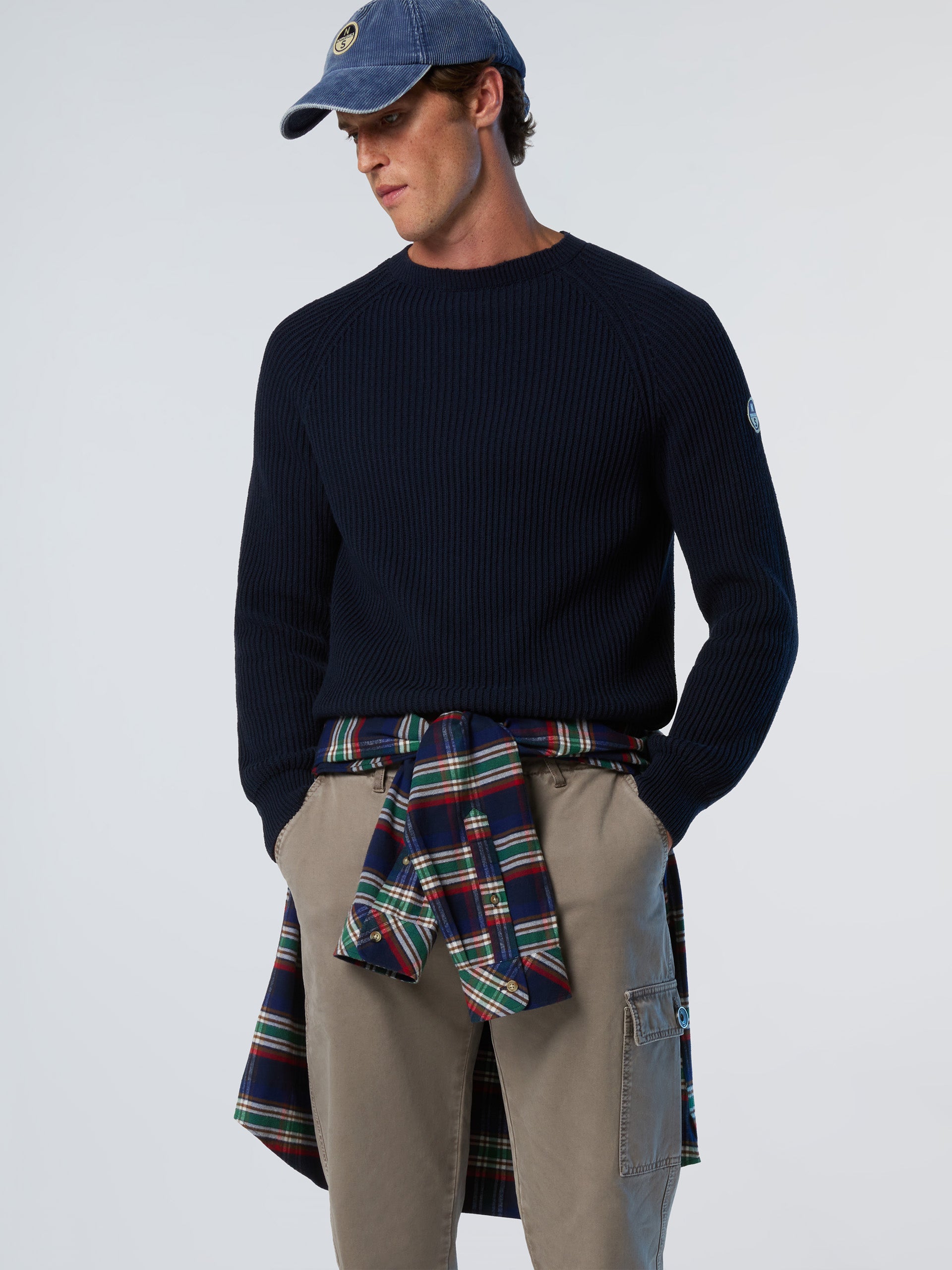2 | Navy blue | crewneck-5gg-knitwear-699176
