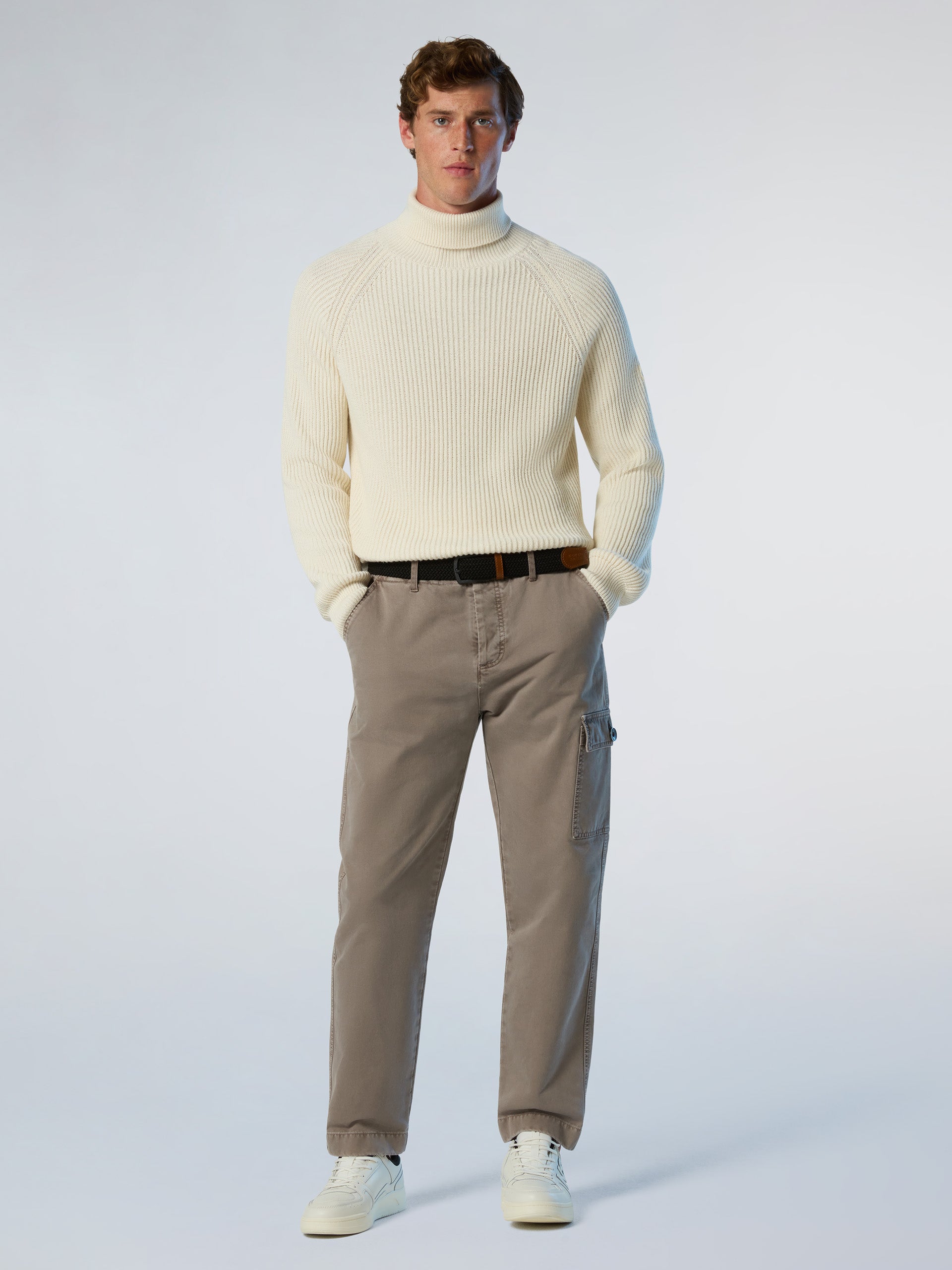 5 | Marshmallow | turtle-neck-5gg-knitwear-699177
