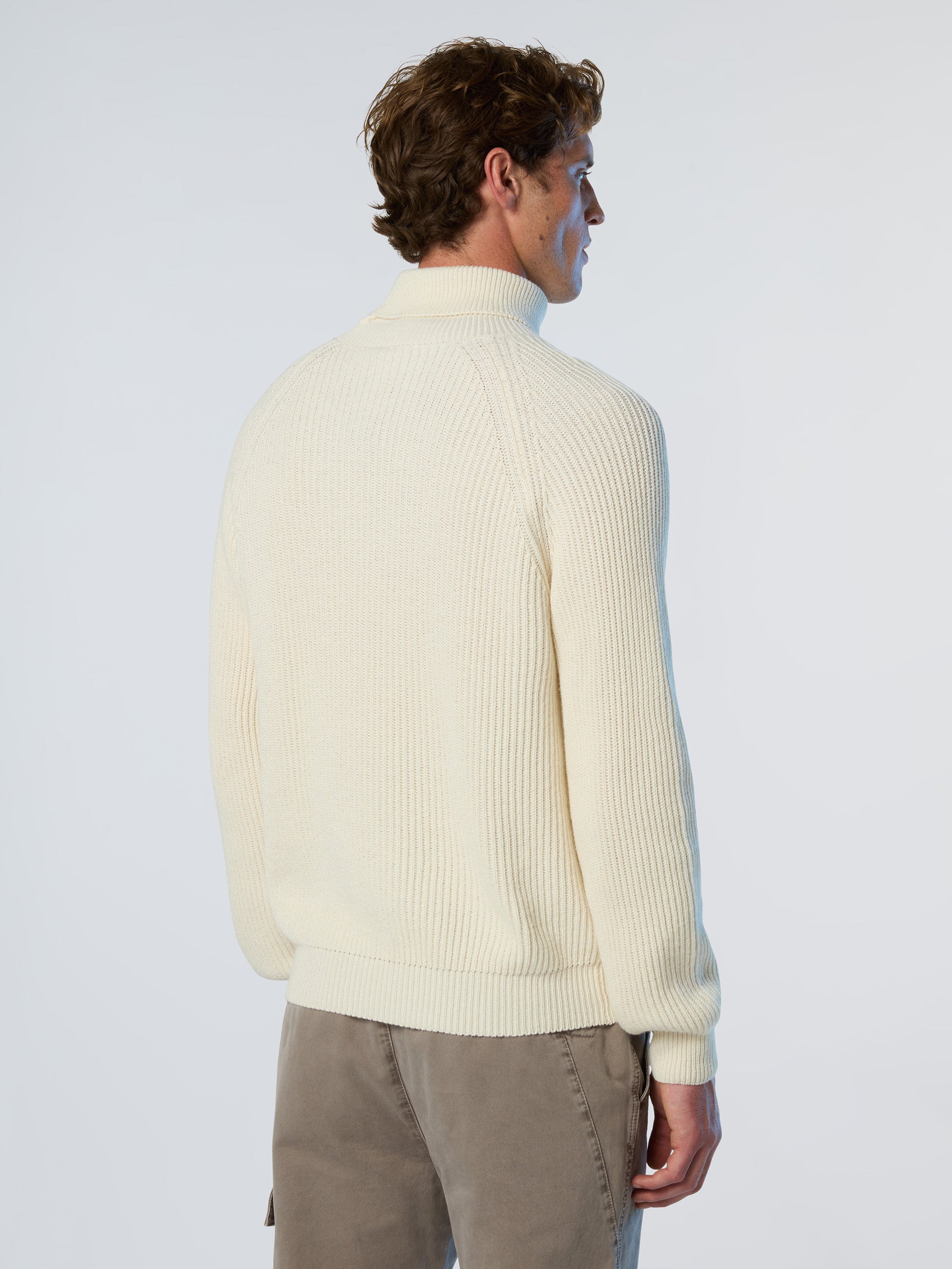 Fisherman's rib turtle-neck sweater | North Sails