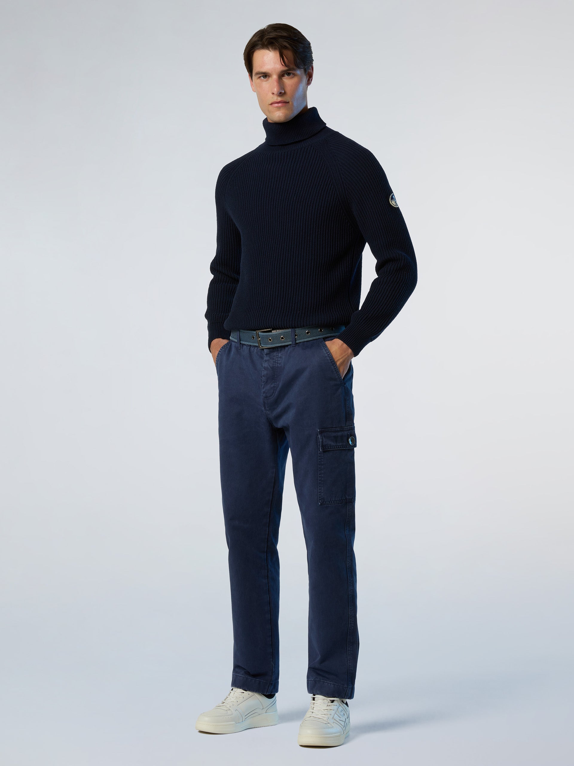 5 | Navy blue | turtle-neck-5gg-knitwear-699177