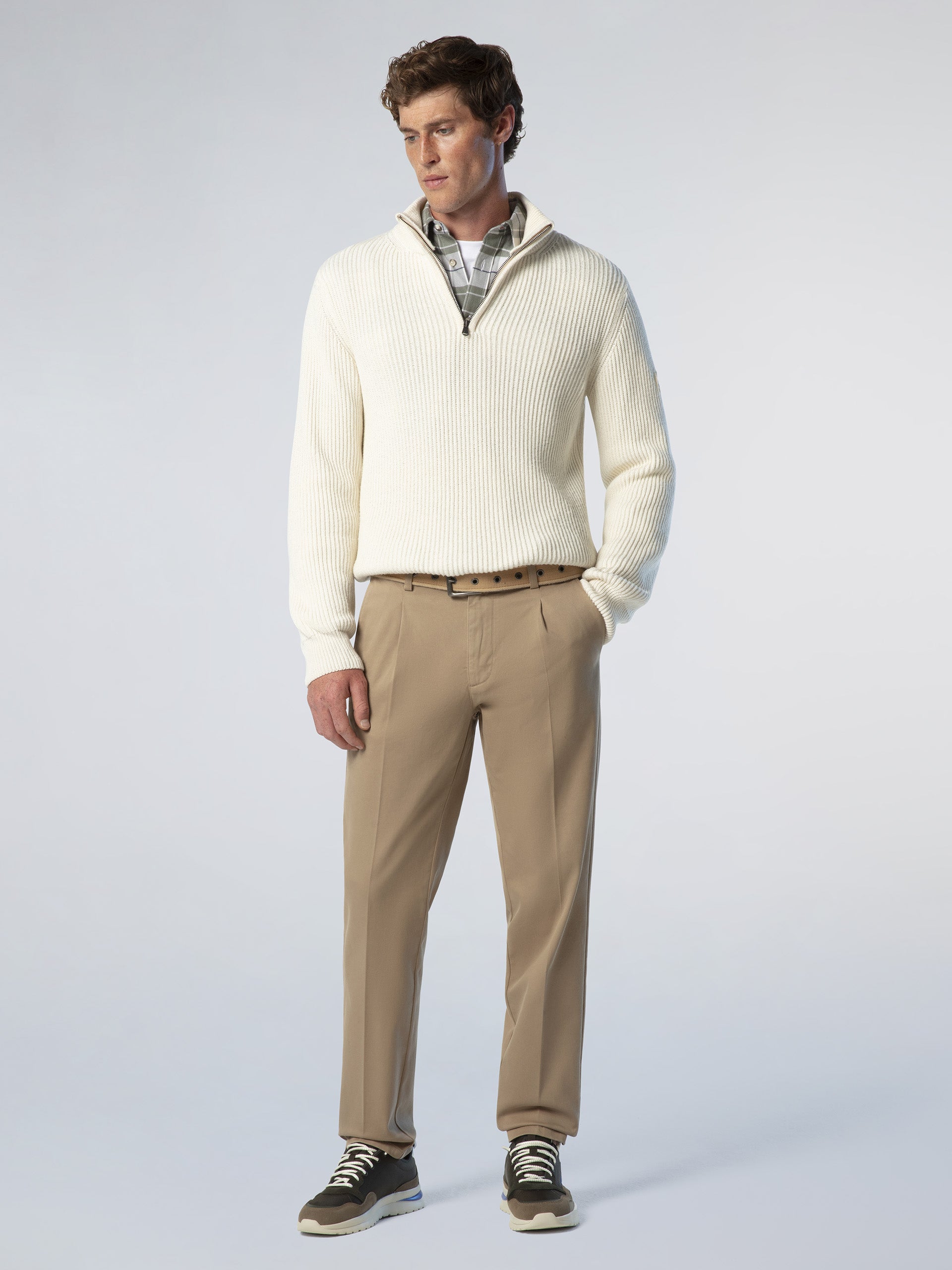 Fisherman's rib half-zip sweater | North Sails