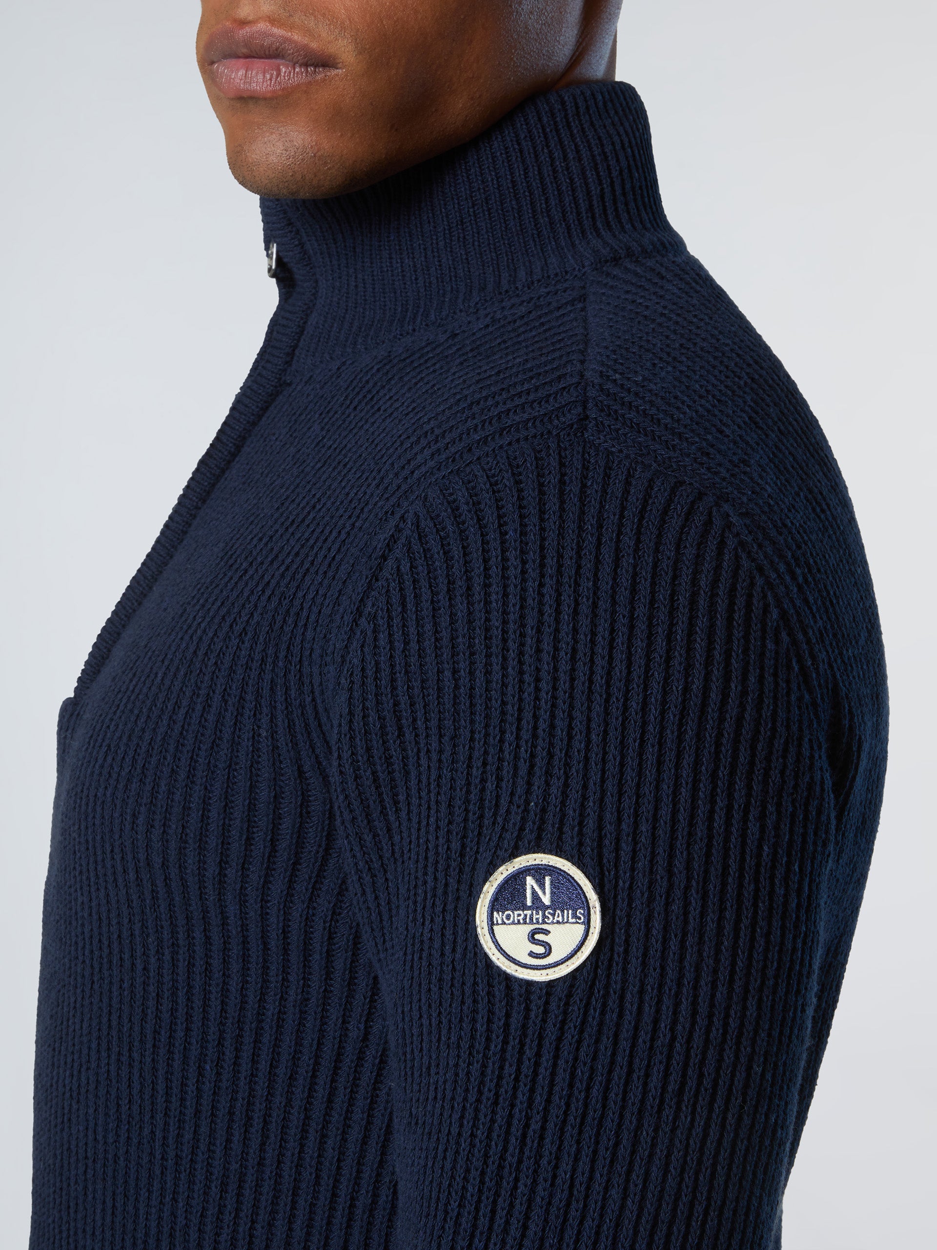 6 | Navy blue | half-zip-5gg-knitwear-699179