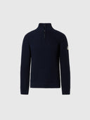 hover | Navy blue | half-zip-5gg-knitwear-699179