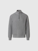 hover | Medium grey melange | half-zip-5gg-knitwear-699179