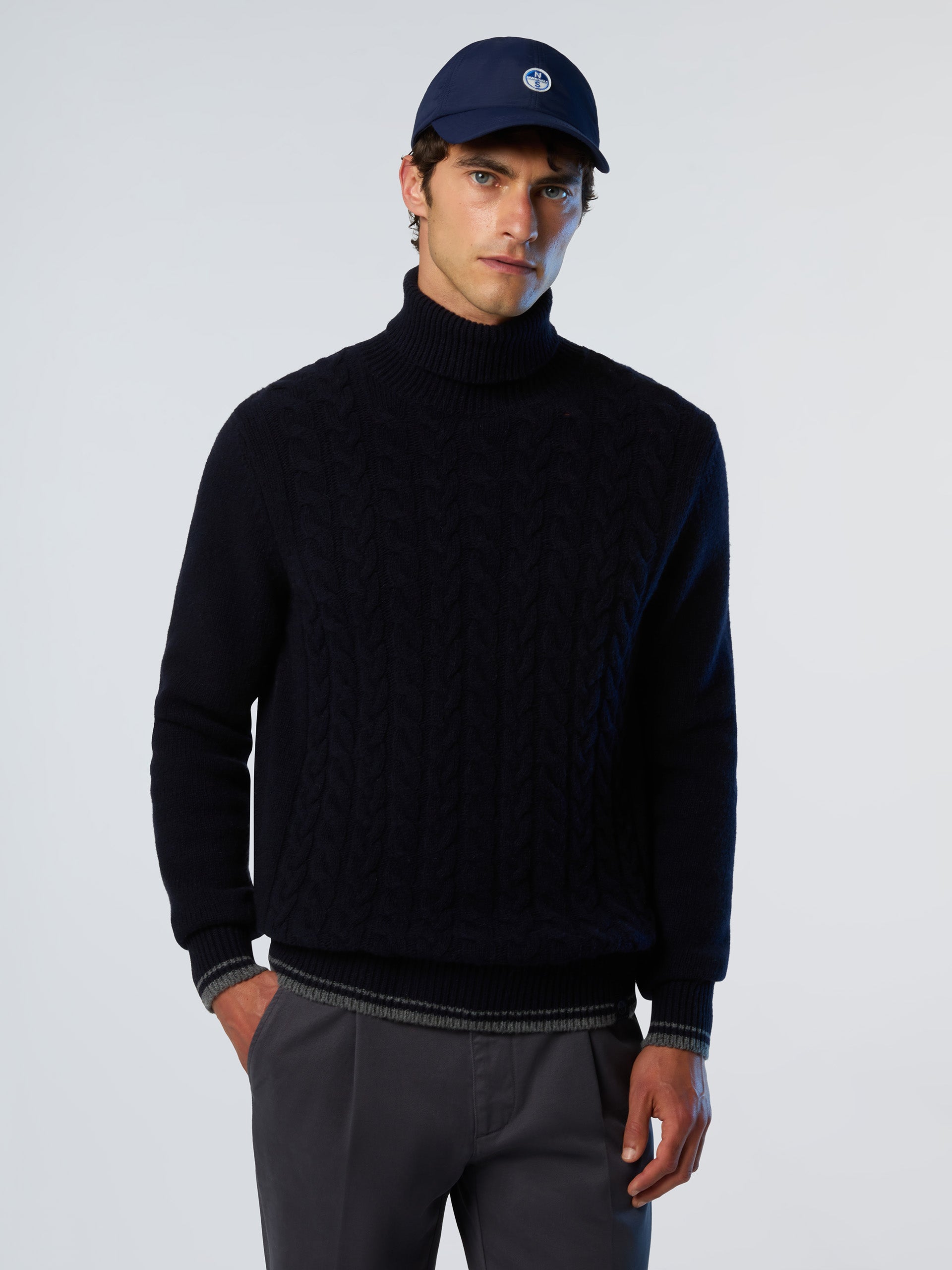1 | Navy blue | turtle-neck-5gg-knitwear-699198