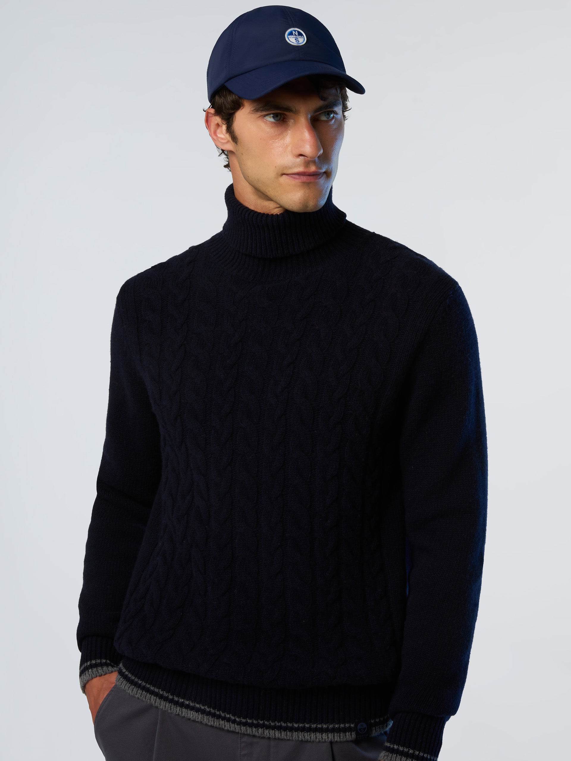 2 | Navy blue | turtle-neck-5gg-knitwear-699198