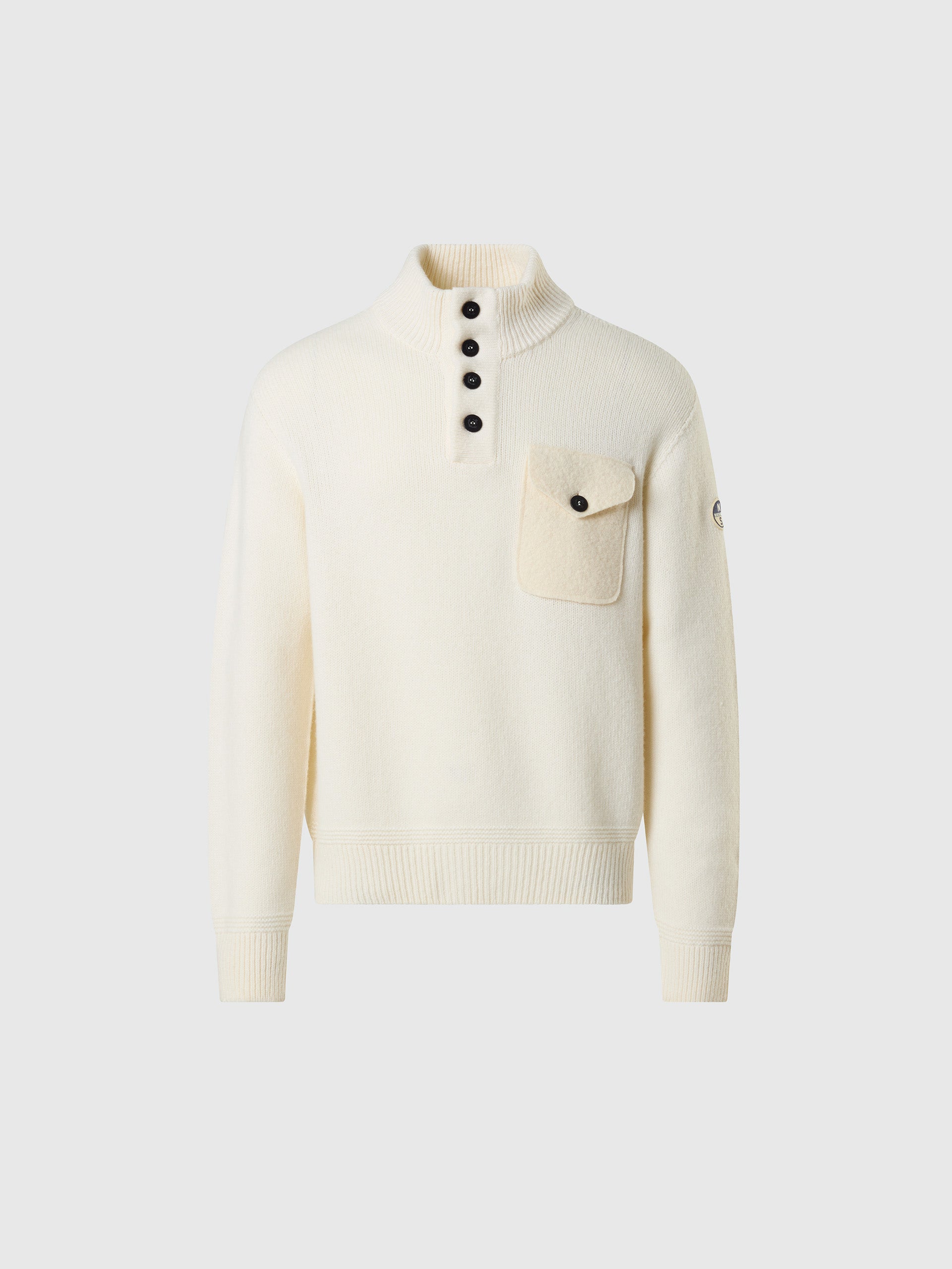 Archive button-front sweater | North Sails