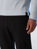 6 | Micro chip grey | crewneck-14gg-knitwear-699218