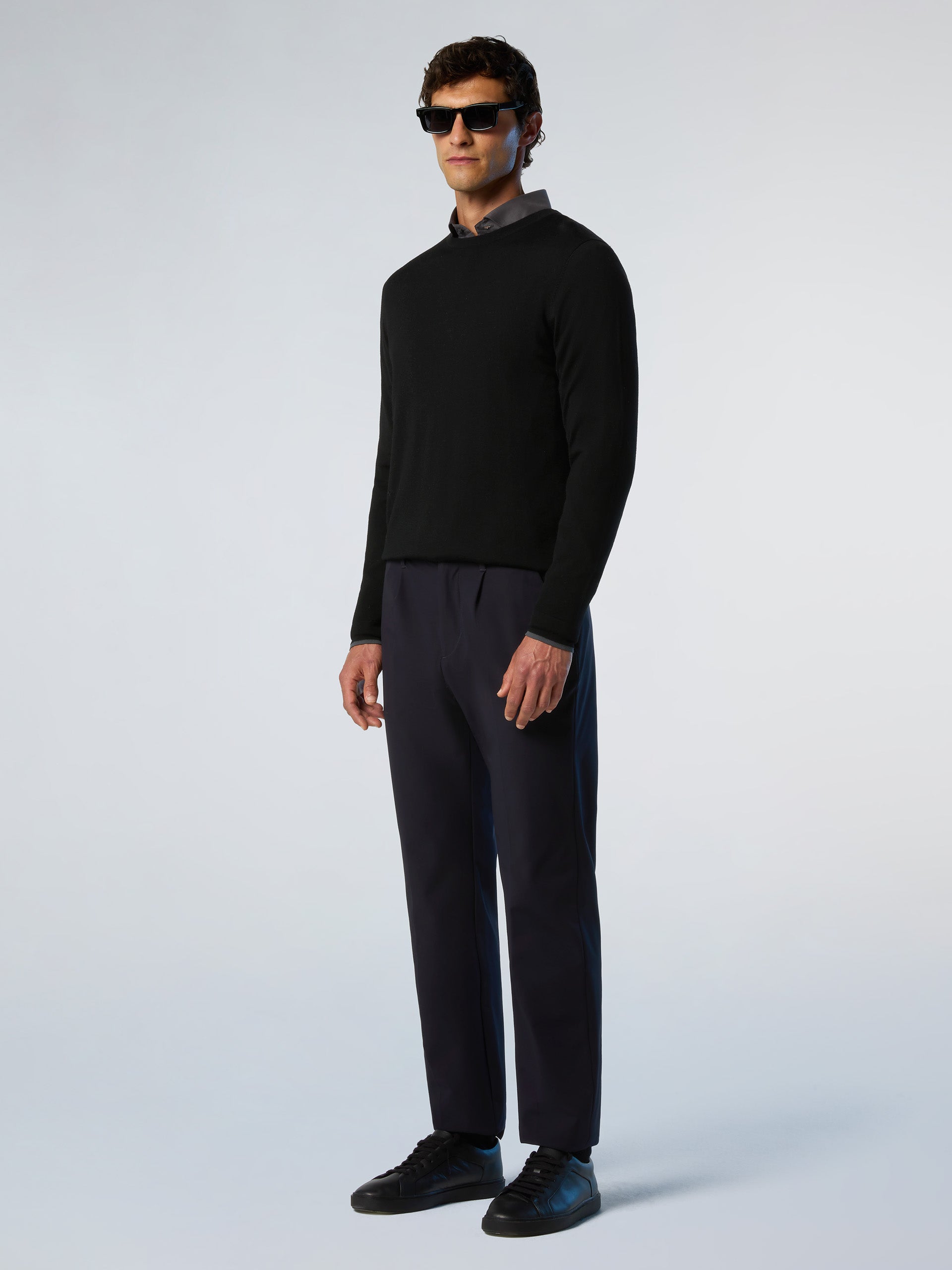 5 | Black | crewneck-14gg-knitwear-699218