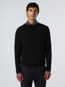 1 | Black | crewneck-14gg-knitwear-699218
