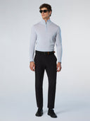 5 | Micro chip grey | half-zip-14gg-knitwear-699219