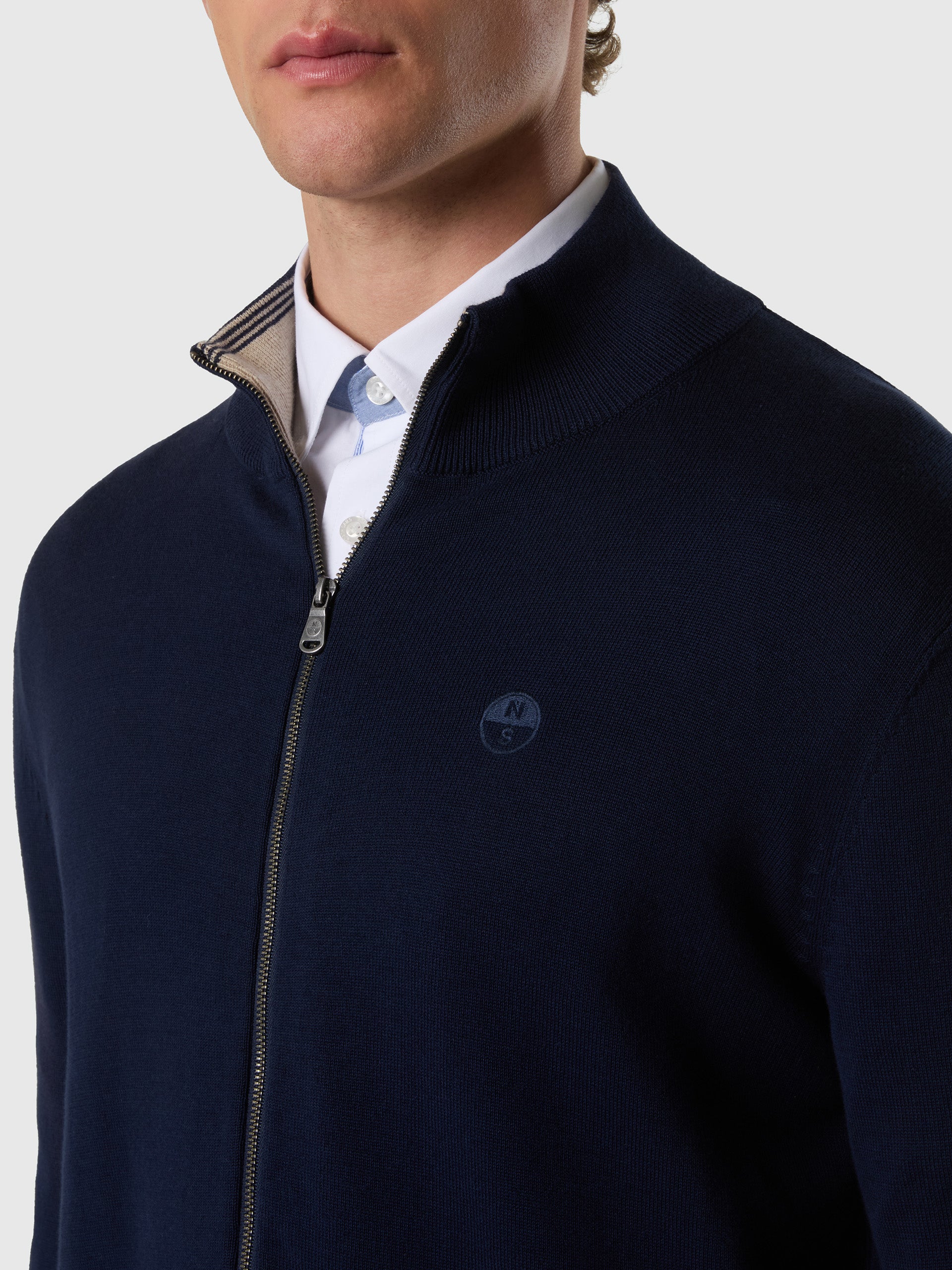 6 | Navy blue | full-zip-12-gg-sweatshirt-699228