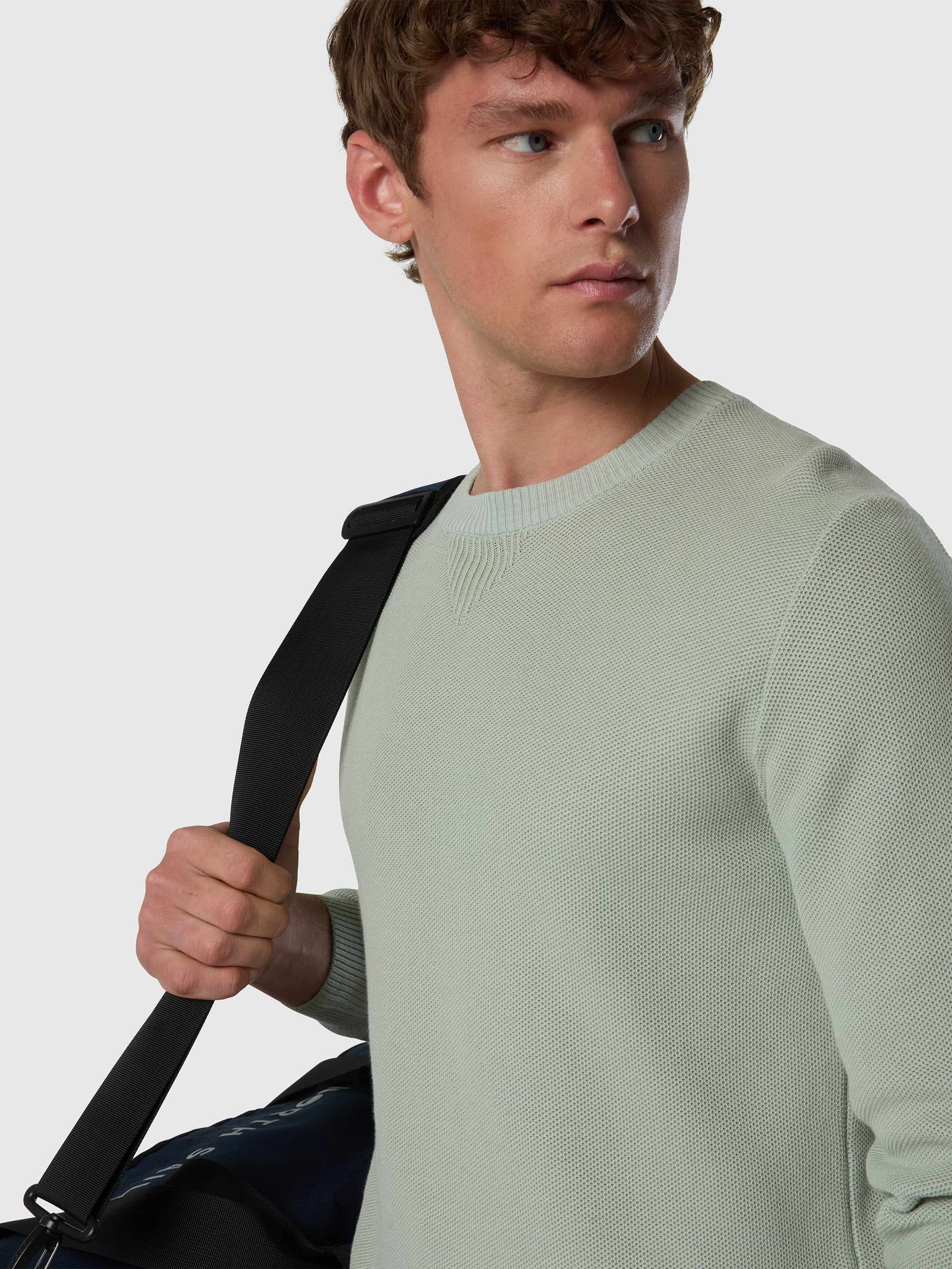 Honeycomb crew-neck sweater | North Sails