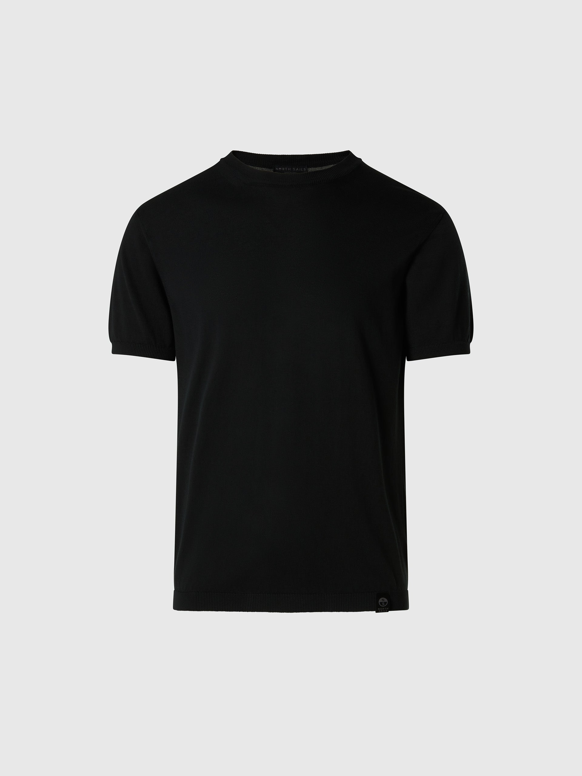 hover | Black | t-shirt-short-sleeve-14-gg-knitwear-699285