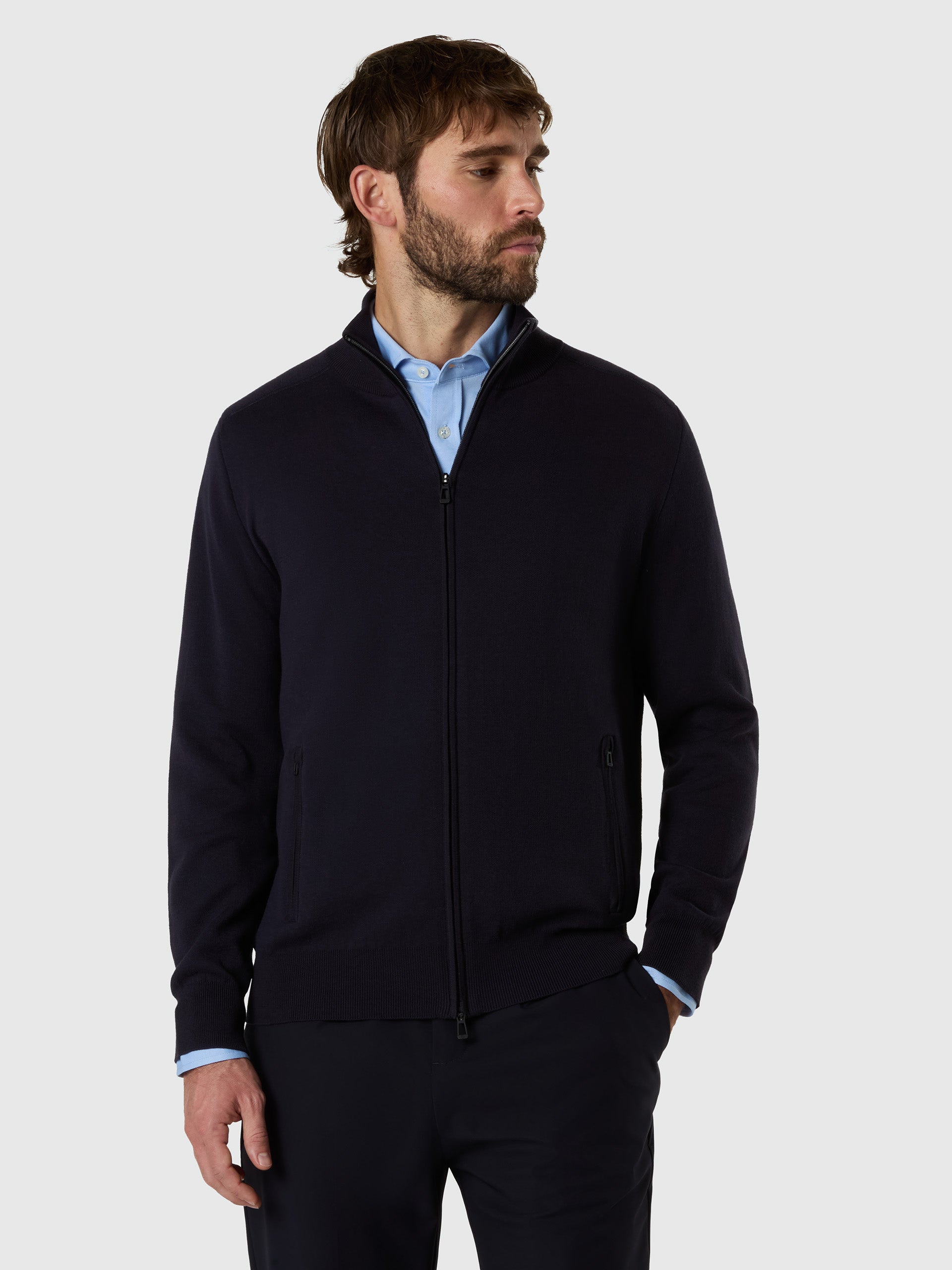 1 | Navy blue | full-zip-12-gg-sweatshirt-699330