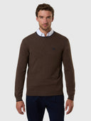 1 | Walnut melange | crew-neck12gg-knitwear-699486