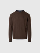 hover | Walnut melange | crew-neck12gg-knitwear-699486