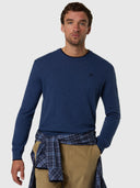 2 | China blue melange | crew-neck12gg-knitwear-699486
